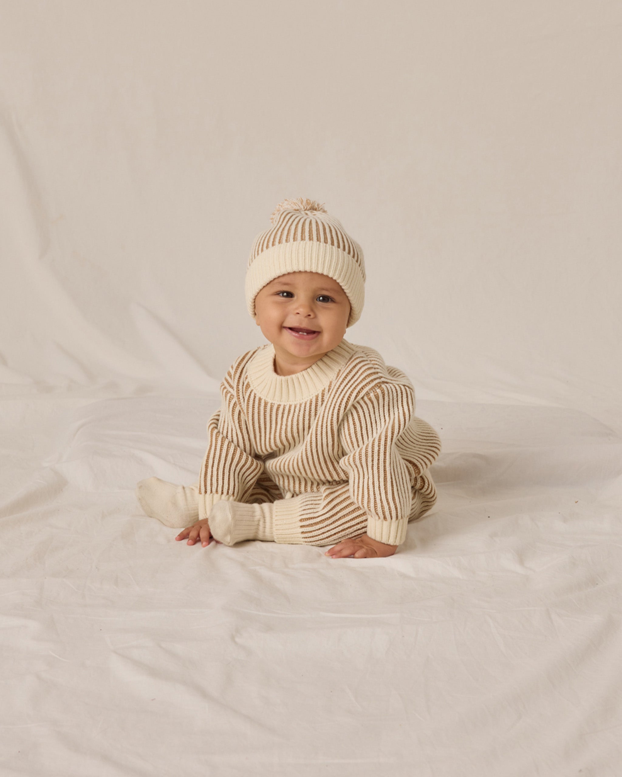 Beanie || Gold - Rylee + Cru | Kids Clothes | Trendy Baby Clothes | Modern Infant Outfits |