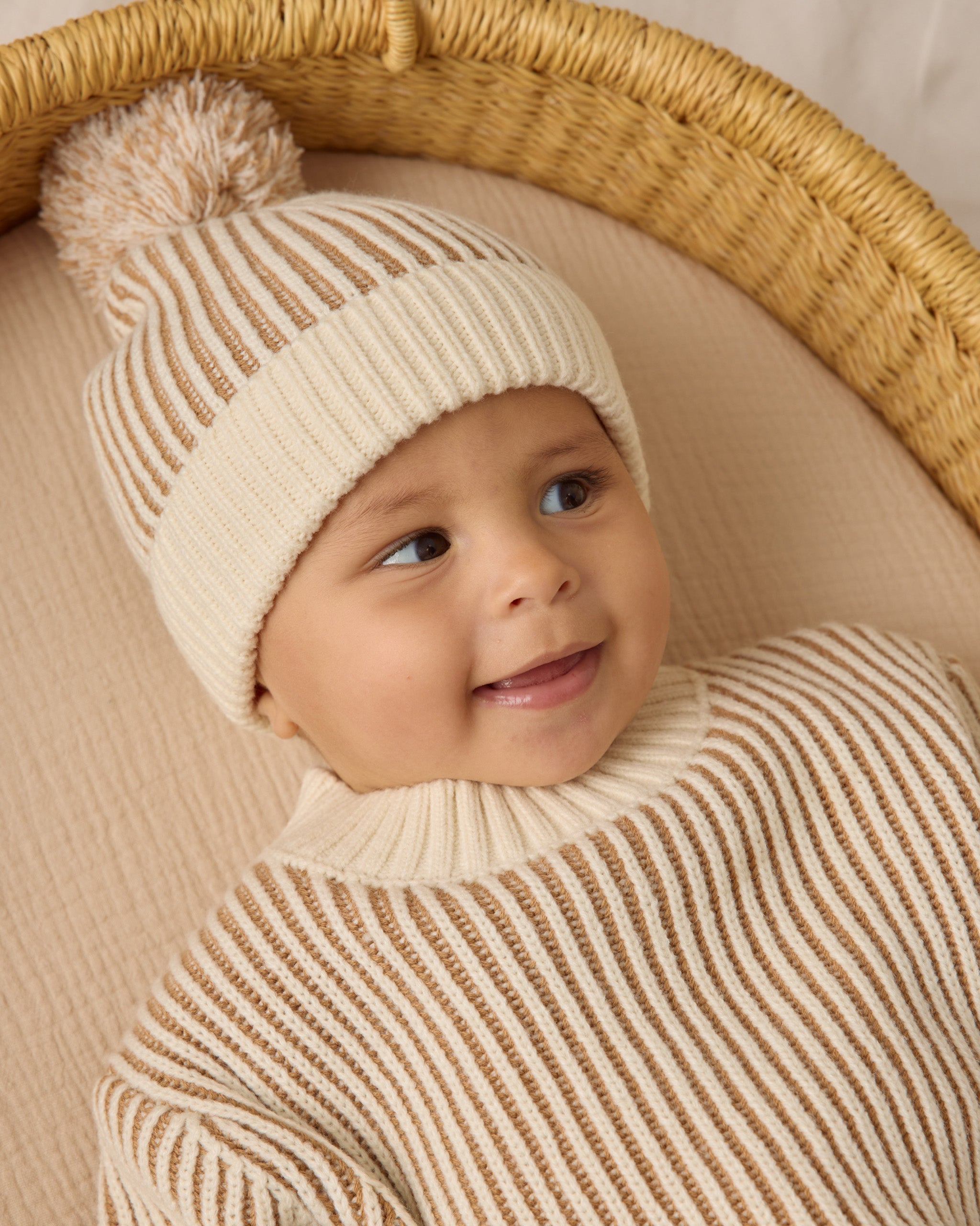 Beanie || Gold - Rylee + Cru | Kids Clothes | Trendy Baby Clothes | Modern Infant Outfits |