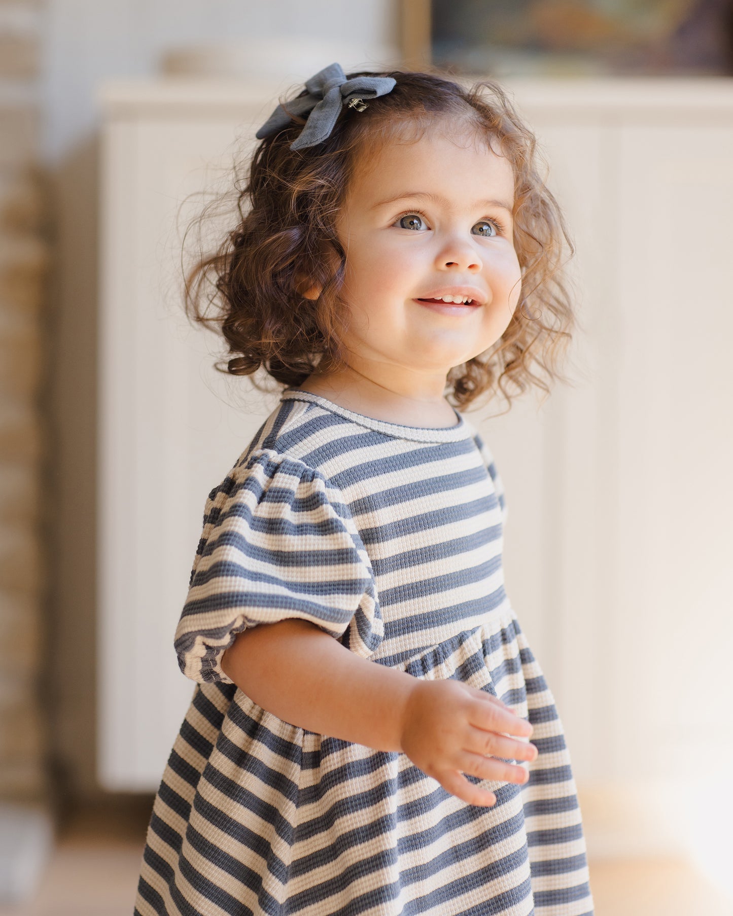 Bow W. Clip, Set Of 3 || Mulberry, Ocean, Lilac - Rylee + Cru | Kids Clothes | Trendy Baby Clothes | Modern Infant Outfits |