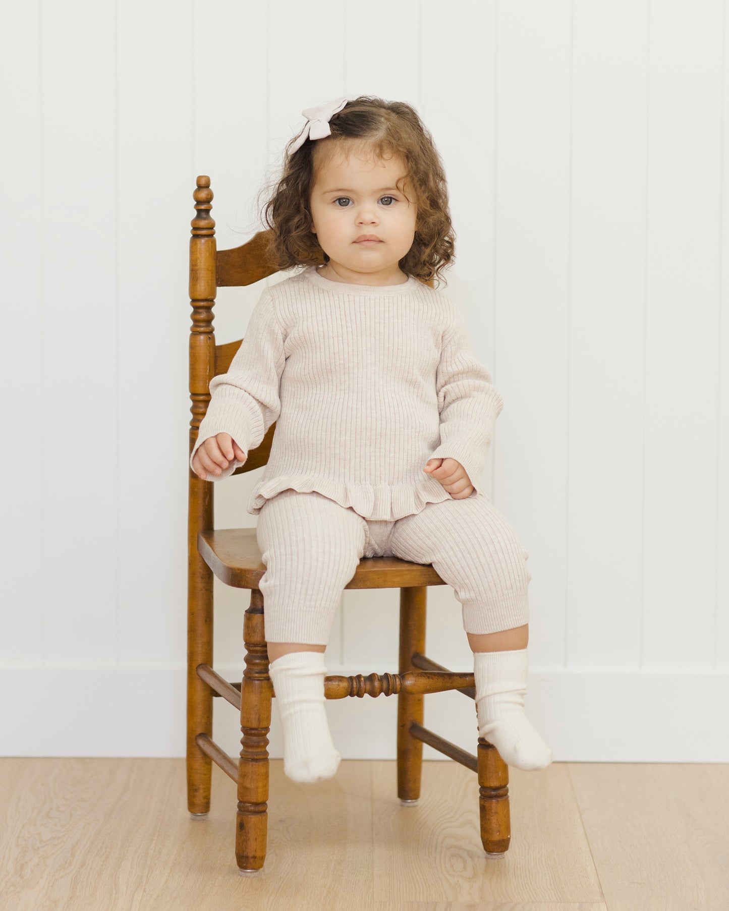 Rib Knit Legging || Lilac - Rylee + Cru | Kids Clothes | Trendy Baby Clothes | Modern Infant Outfits |