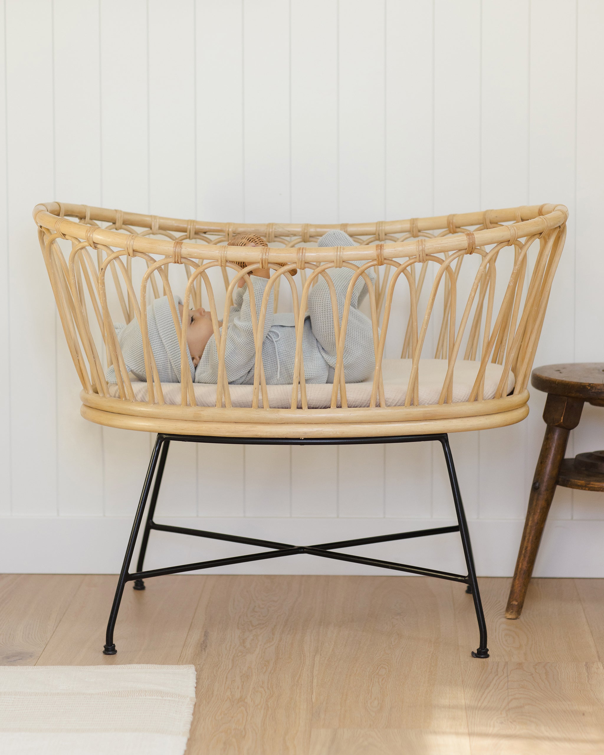 Footed Knit Pant || Ice Blue - Rylee + Cru | Kids Clothes | Trendy Baby Clothes | Modern Infant Outfits |