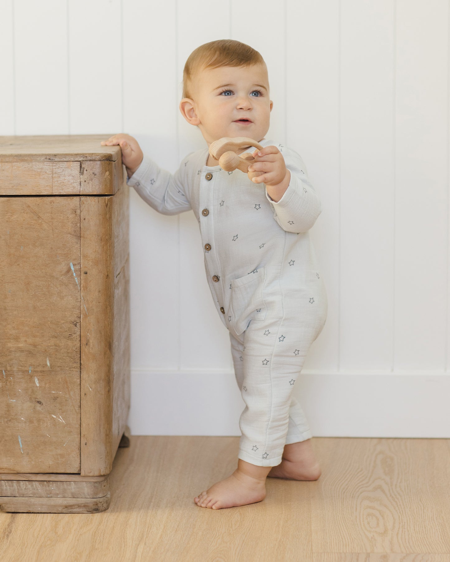 Pocketed Woven Jumpsuit || Twinkle - Rylee + Cru | Kids Clothes | Trendy Baby Clothes | Modern Infant Outfits |