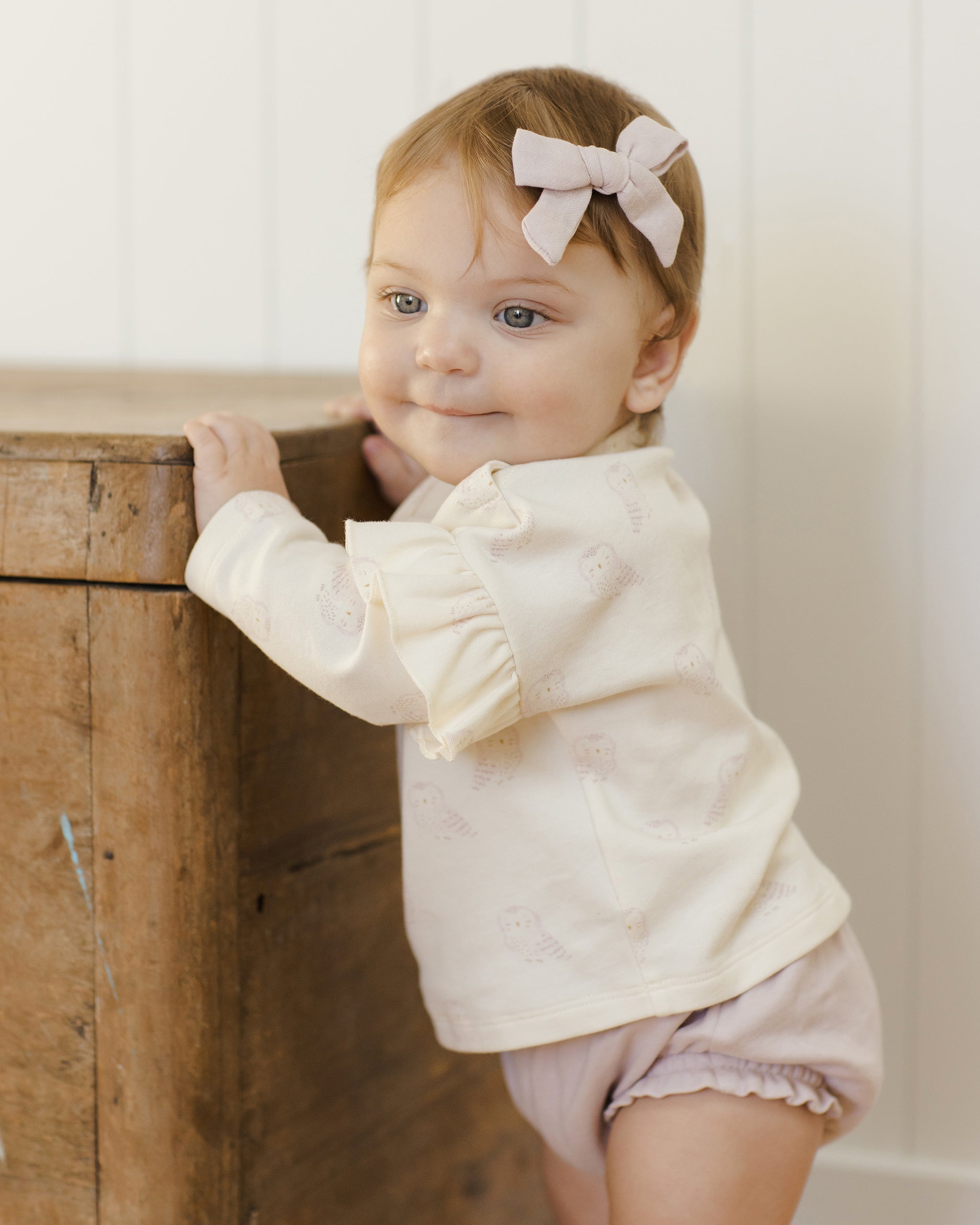 Gathered Bloomer || Lilac - Rylee + Cru | Kids Clothes | Trendy Baby Clothes | Modern Infant Outfits |