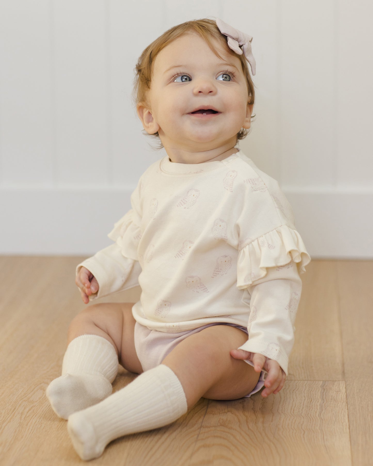 Gathered Bloomer || Lilac - Rylee + Cru | Kids Clothes | Trendy Baby Clothes | Modern Infant Outfits |