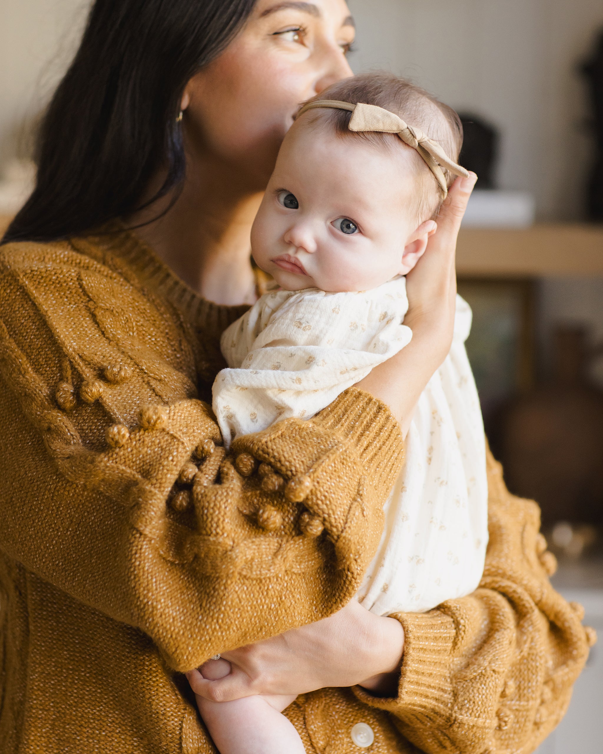 Little Knot Headband || Golden - Rylee + Cru | Kids Clothes | Trendy Baby Clothes | Modern Infant Outfits |