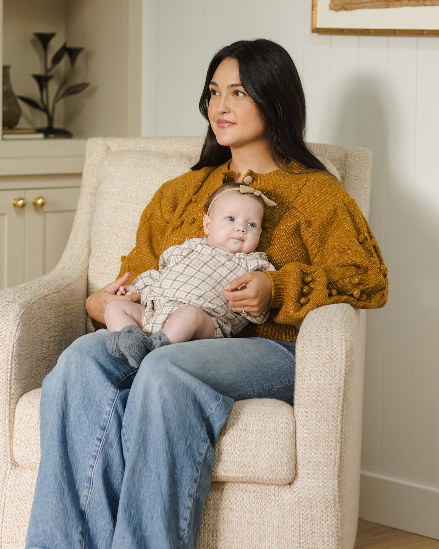 Knit Booties || Ocean - Rylee + Cru | Kids Clothes | Trendy Baby Clothes | Modern Infant Outfits |