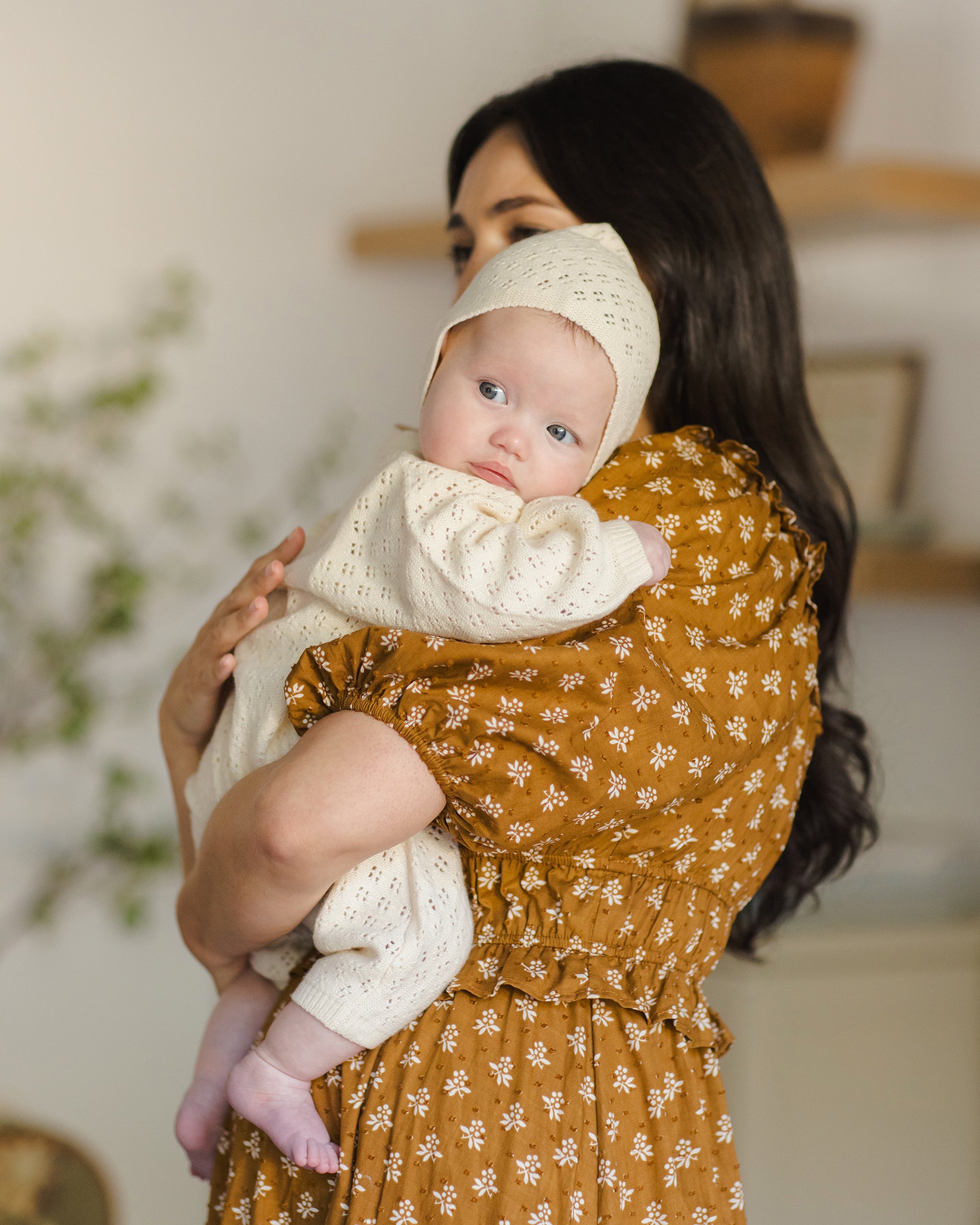 Knit Bonnet || Natural - Rylee + Cru | Kids Clothes | Trendy Baby Clothes | Modern Infant Outfits |