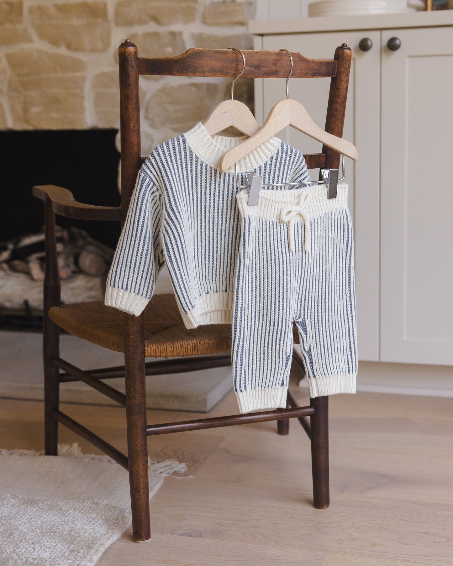 Relaxed Knit Sweater || Ocean - Rylee + Cru | Kids Clothes | Trendy Baby Clothes | Modern Infant Outfits |