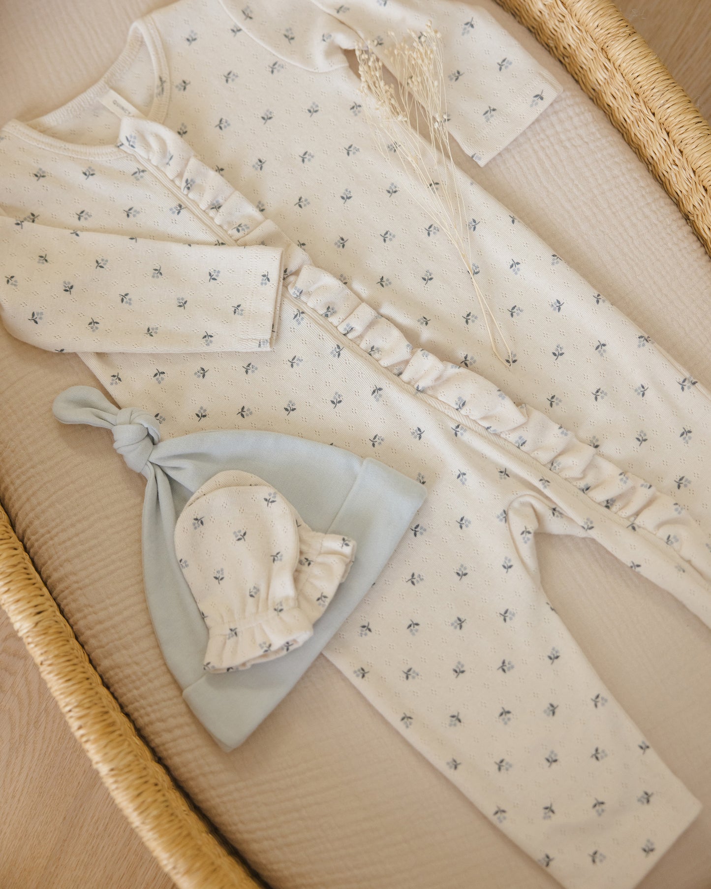 Knotted Baby Hat || Ice Blue - Rylee + Cru | Kids Clothes | Trendy Baby Clothes | Modern Infant Outfits |