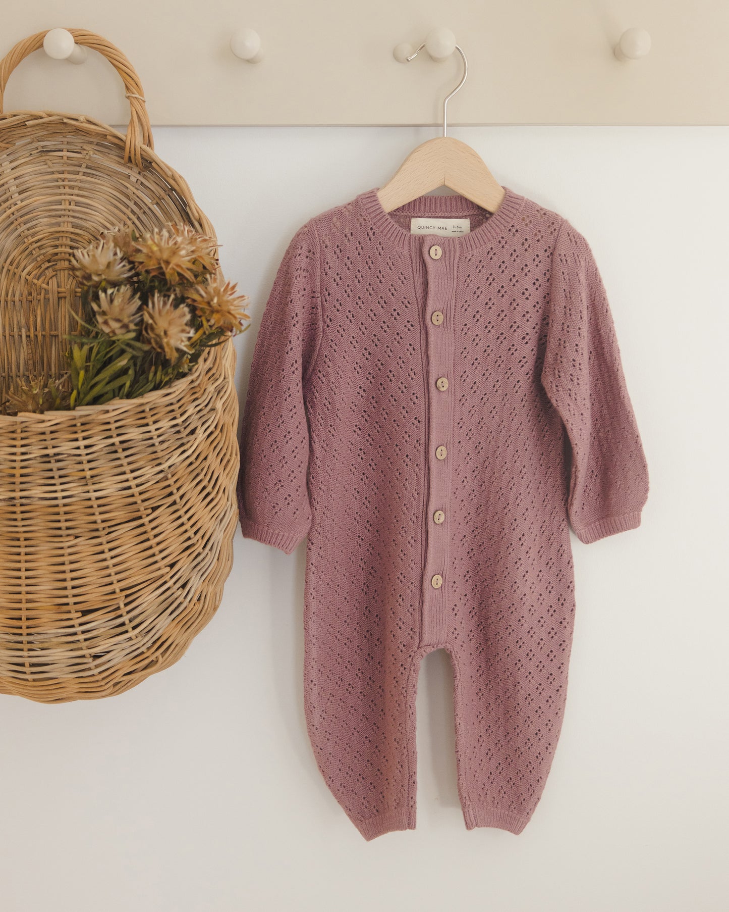 Long Sleeve Bubble Romper || Mulberry - Rylee + Cru | Kids Clothes | Trendy Baby Clothes | Modern Infant Outfits |