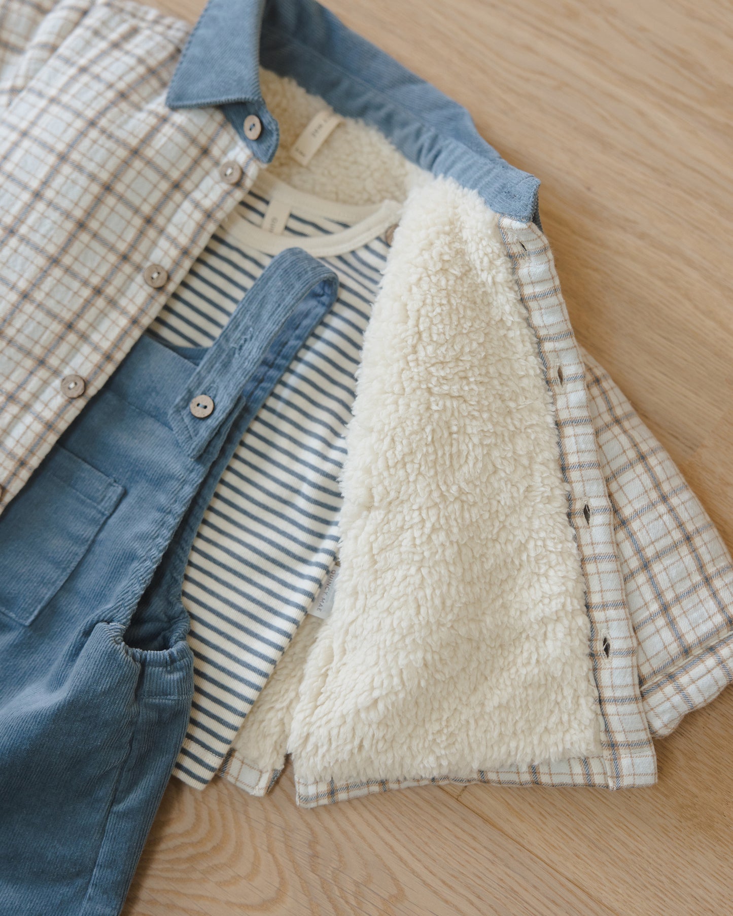 Ford Jacket || Blue Plaid - Rylee + Cru | Kids Clothes | Trendy Baby Clothes | Modern Infant Outfits |