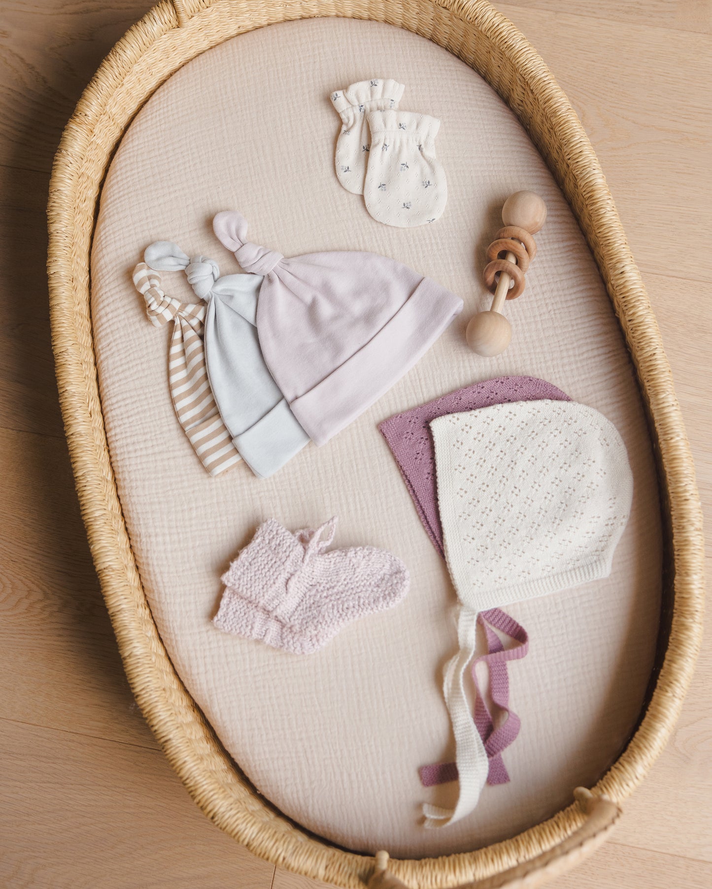 Knit Bonnet || Natural - Rylee + Cru | Kids Clothes | Trendy Baby Clothes | Modern Infant Outfits |