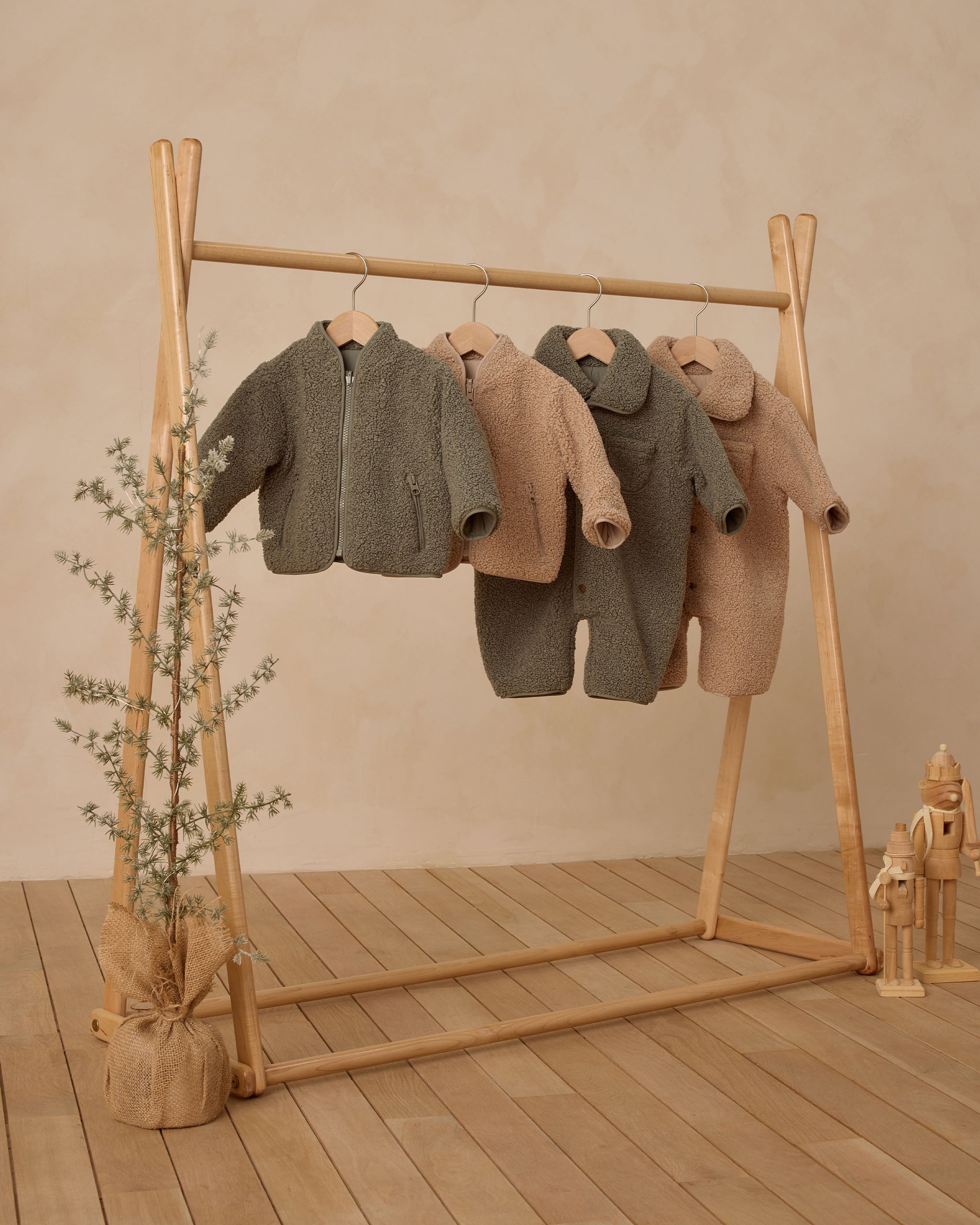 Shearling Zip Jacket || Oat - Rylee + Cru | Kids Clothes | Trendy Baby Clothes | Modern Infant Outfits |