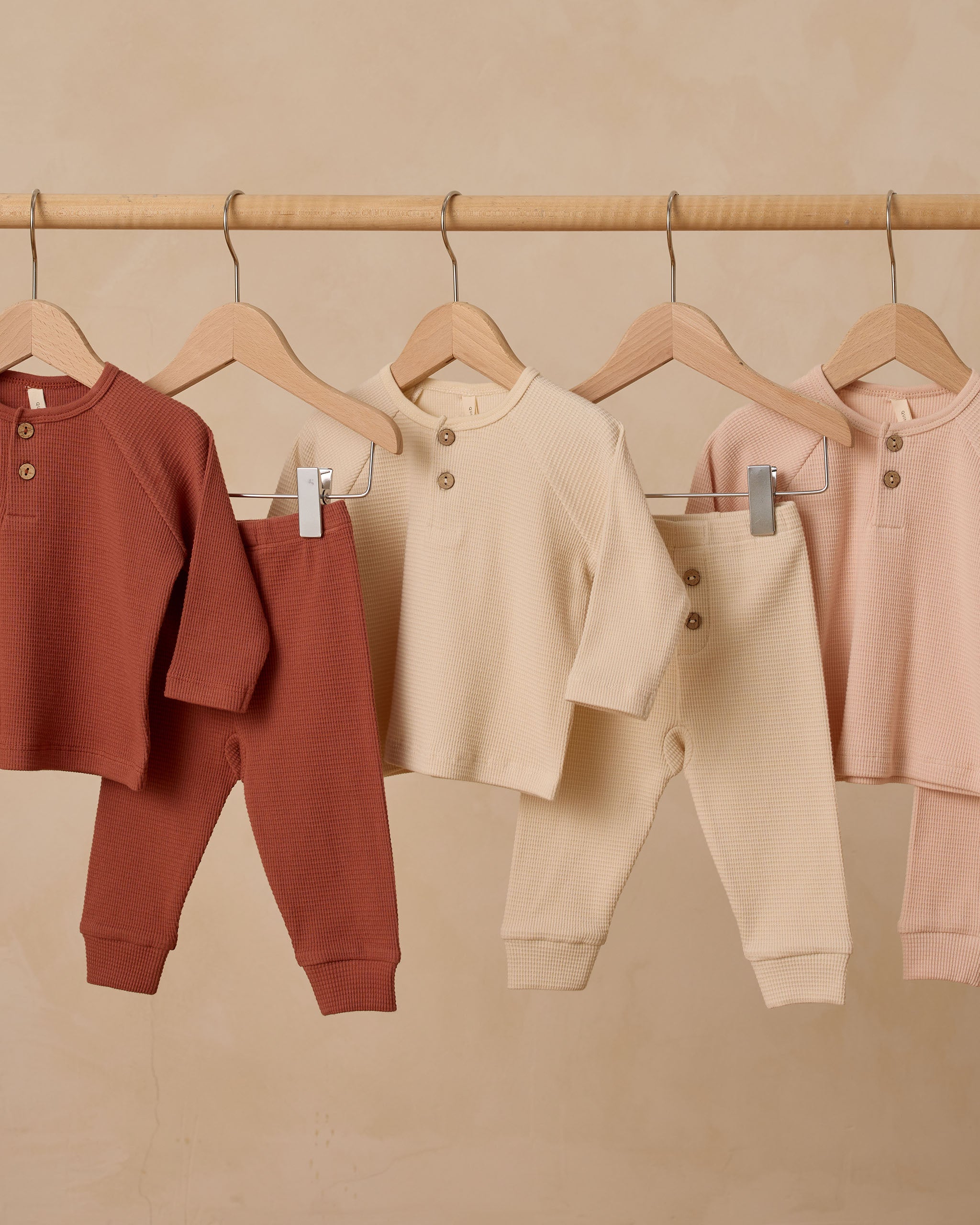 Henley Knit Top || Natural - Rylee + Cru | Kids Clothes | Trendy Baby Clothes | Modern Infant Outfits |