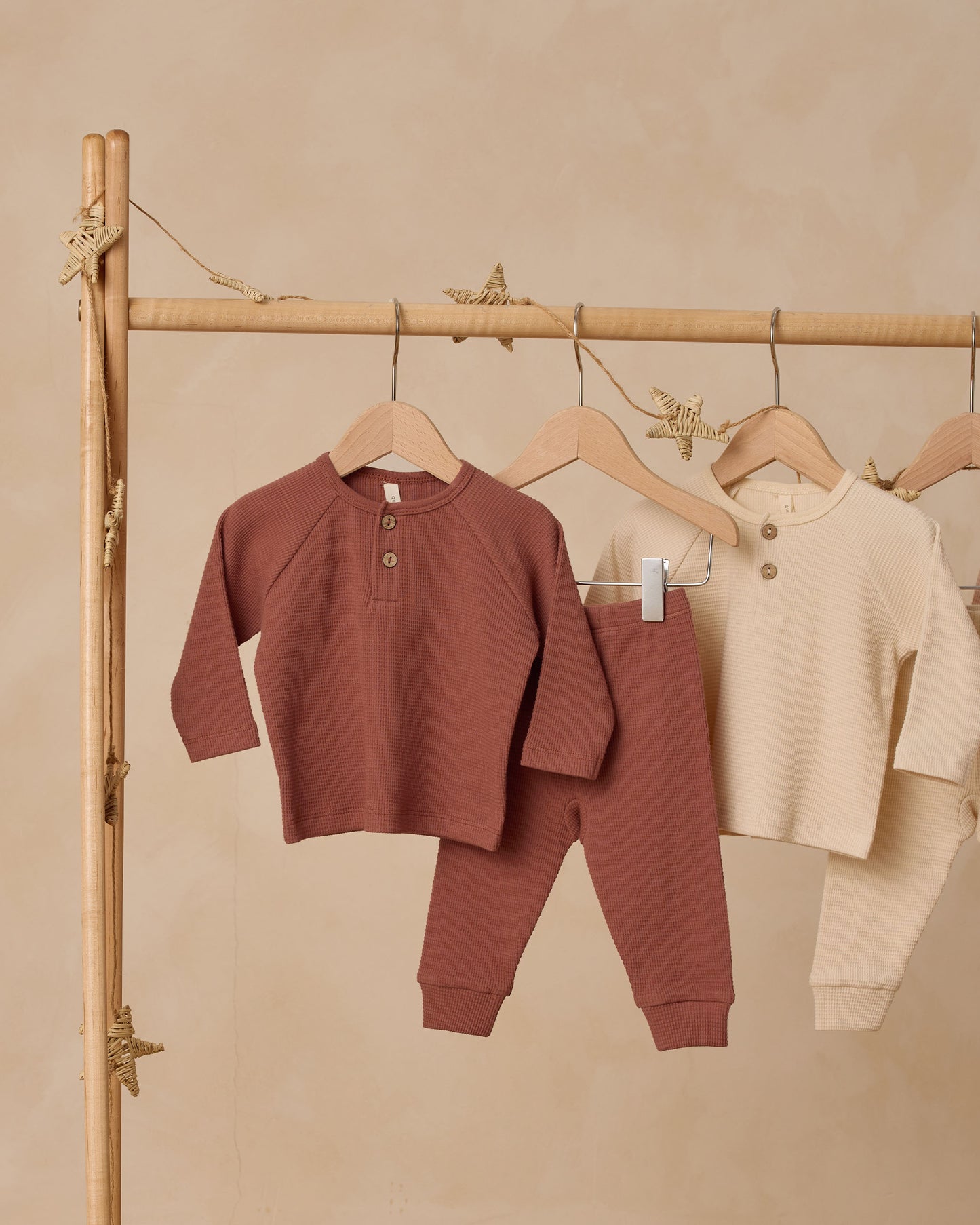 Henley Knit Top || Cranberry - Rylee + Cru | Kids Clothes | Trendy Baby Clothes | Modern Infant Outfits |