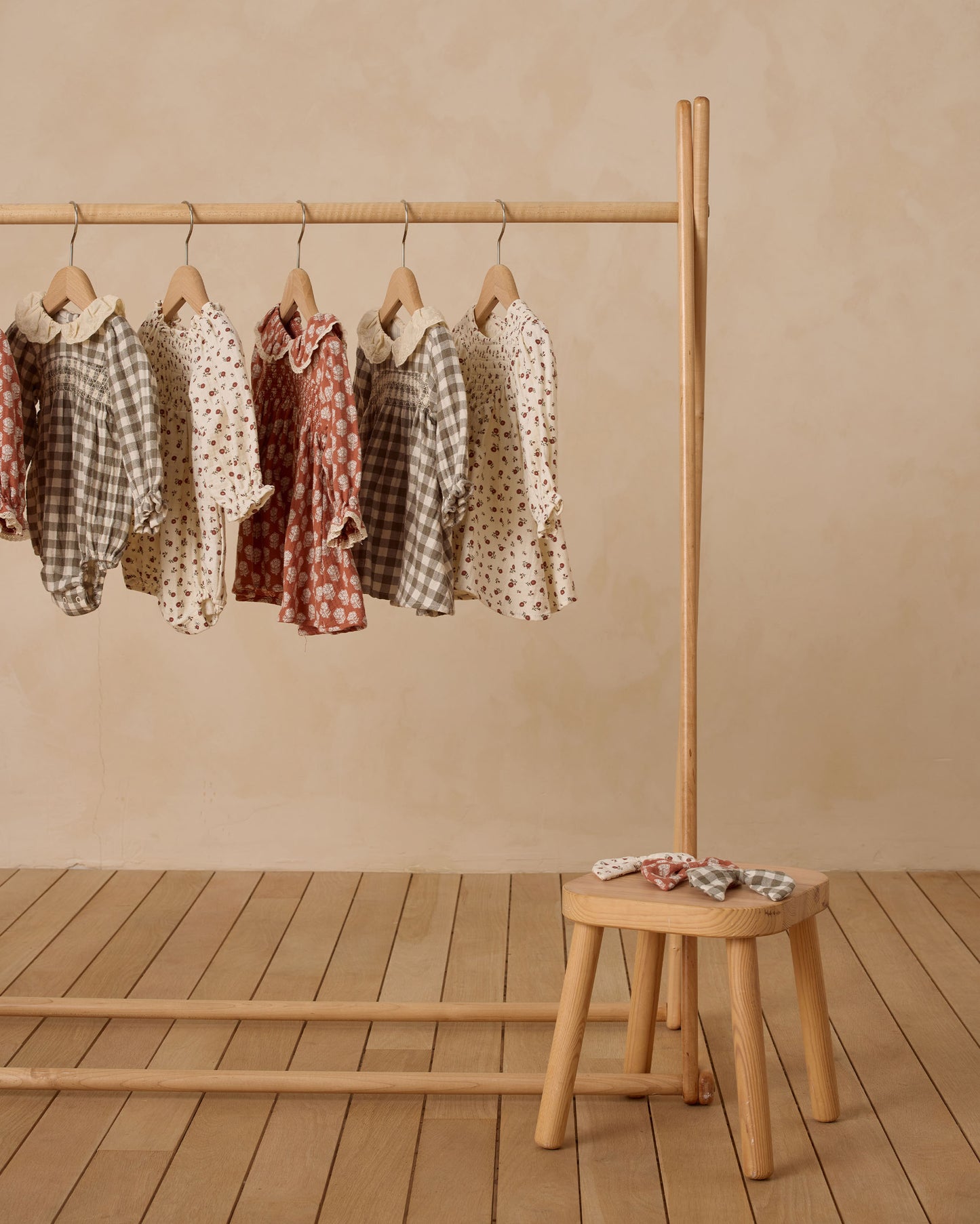 V Smocked Dress || Winter Ditsy - Rylee + Cru | Kids Clothes | Trendy Baby Clothes | Modern Infant Outfits |