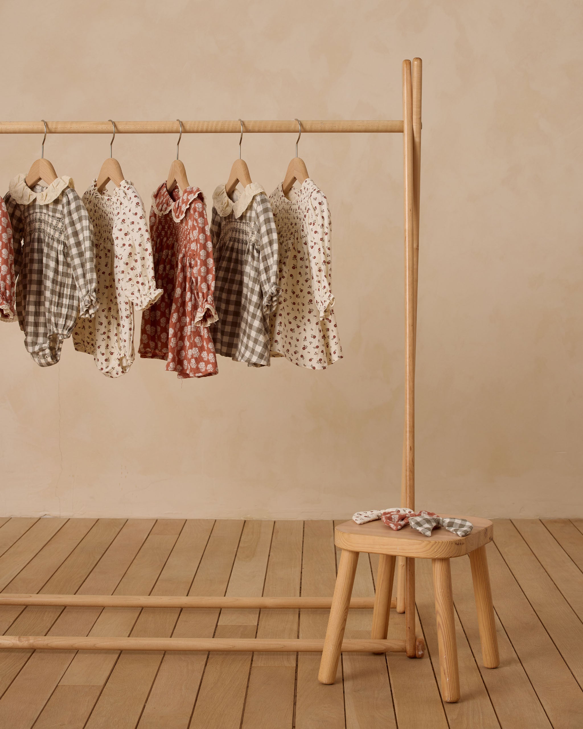 V Smocked Dress || Winter Ditsy - Rylee + Cru | Kids Clothes | Trendy Baby Clothes | Modern Infant Outfits |