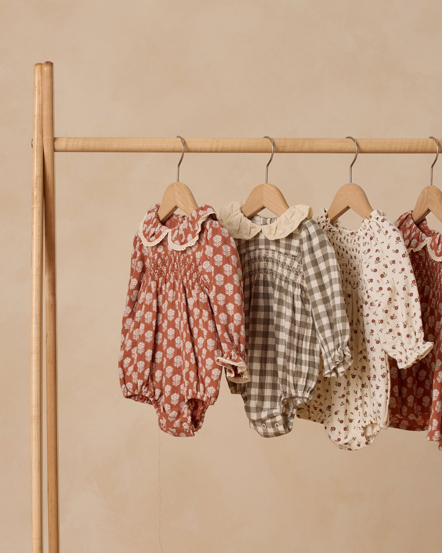 Callie Romper || Forest Check - Rylee + Cru | Kids Clothes | Trendy Baby Clothes | Modern Infant Outfits |