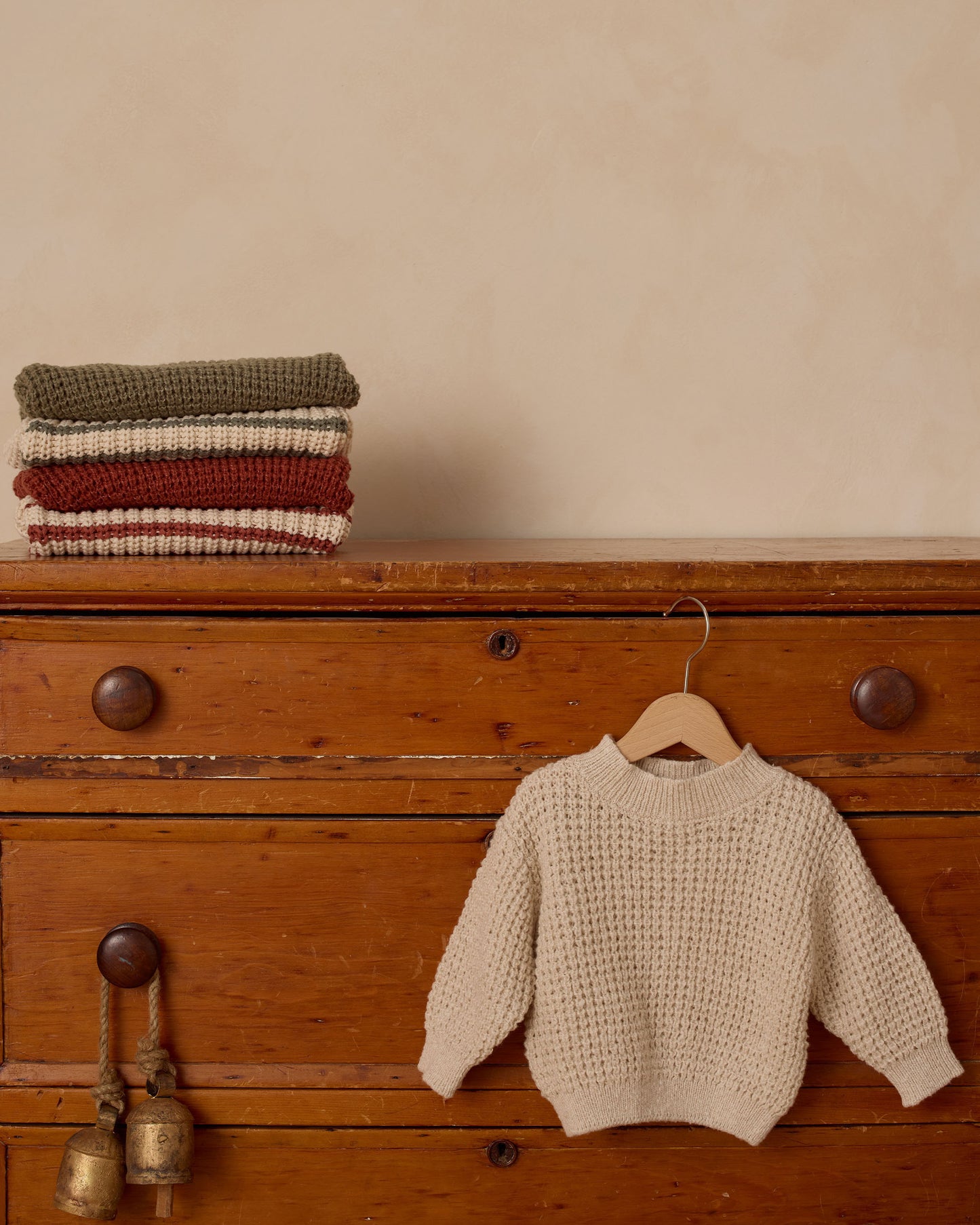 Chunky Knit Sweater || Natural - Rylee + Cru | Kids Clothes | Trendy Baby Clothes | Modern Infant Outfits |