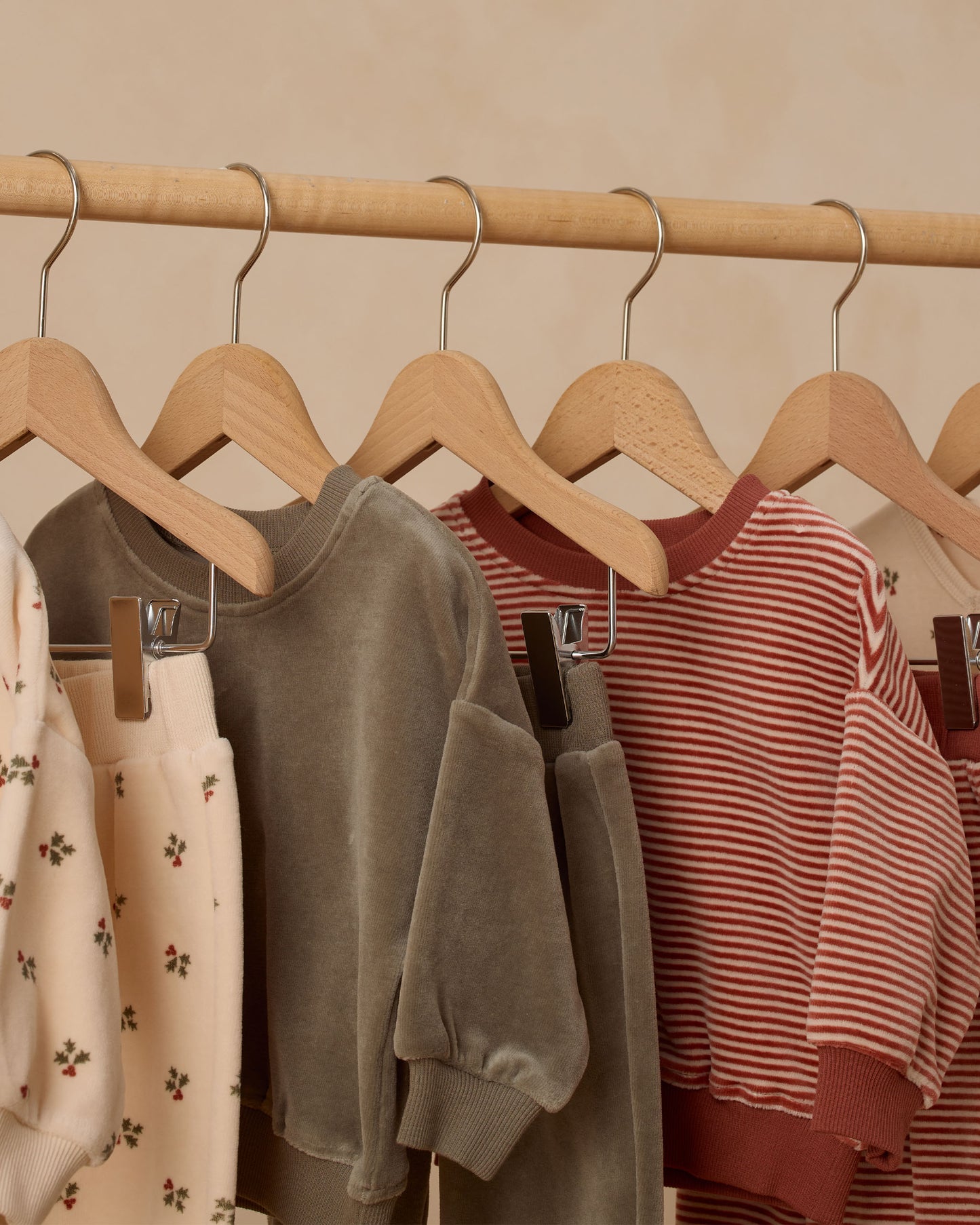 Velour Relaxed Sweatshirt || Candy Stripe - Rylee + Cru | Kids Clothes | Trendy Baby Clothes | Modern Infant Outfits |