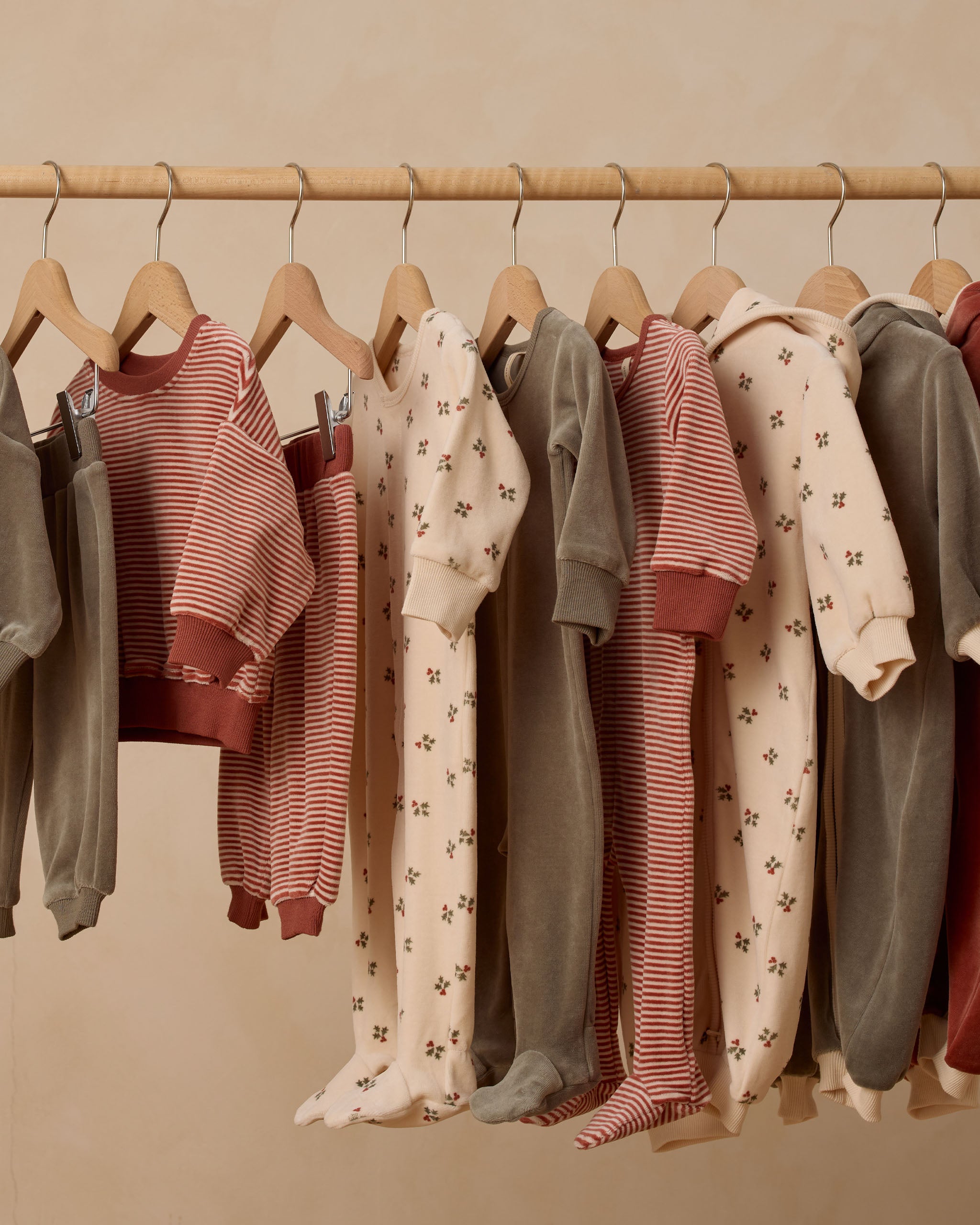 Velour Zip Jumpsuit || Holly Berry - Rylee + Cru | Kids Clothes | Trendy Baby Clothes | Modern Infant Outfits |