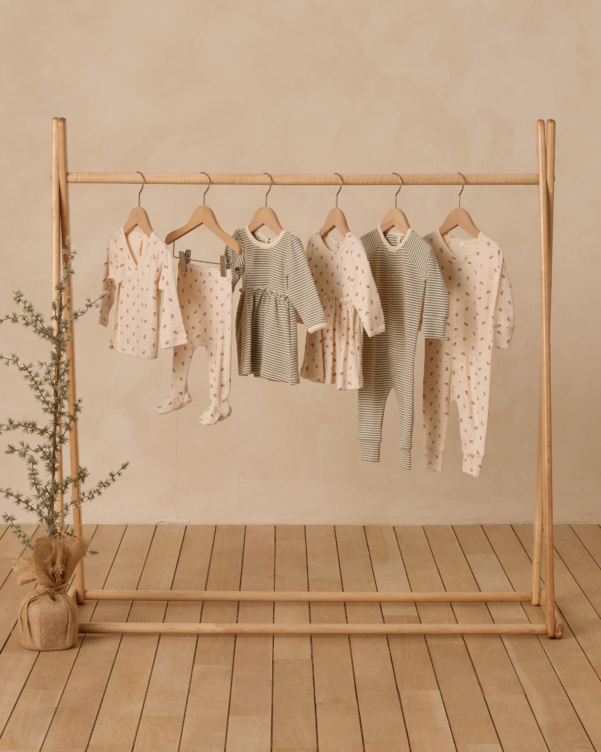 Pointelle Long John || Holly Berry - Rylee + Cru | Kids Clothes | Trendy Baby Clothes | Modern Infant Outfits |