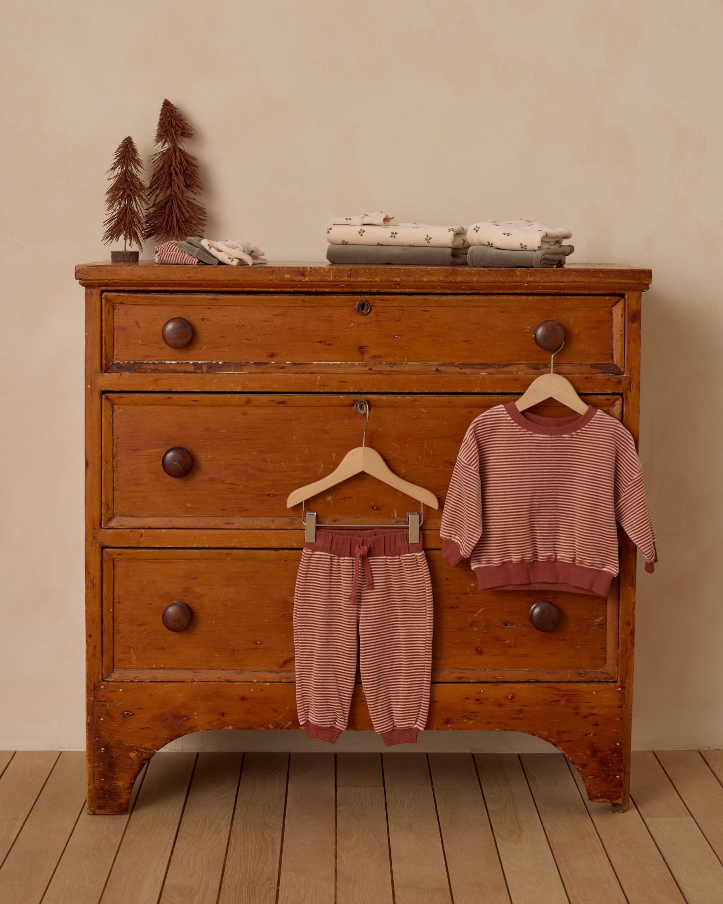 Velour Relaxed Sweatpant || Candy Stripe - Rylee + Cru | Kids Clothes | Trendy Baby Clothes | Modern Infant Outfits |