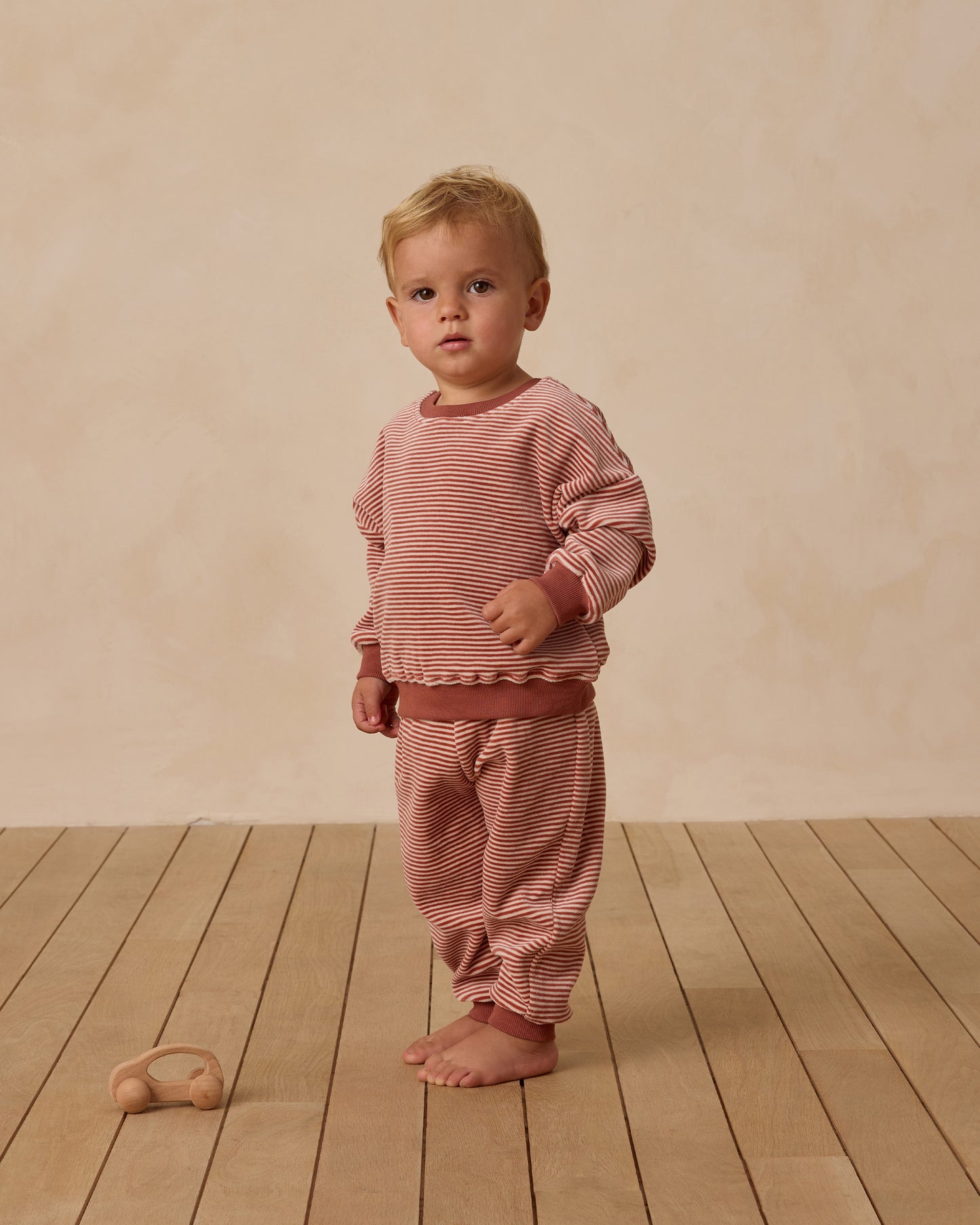 Velour Relaxed Sweatpant || Candy Stripe - Rylee + Cru | Kids Clothes | Trendy Baby Clothes | Modern Infant Outfits |