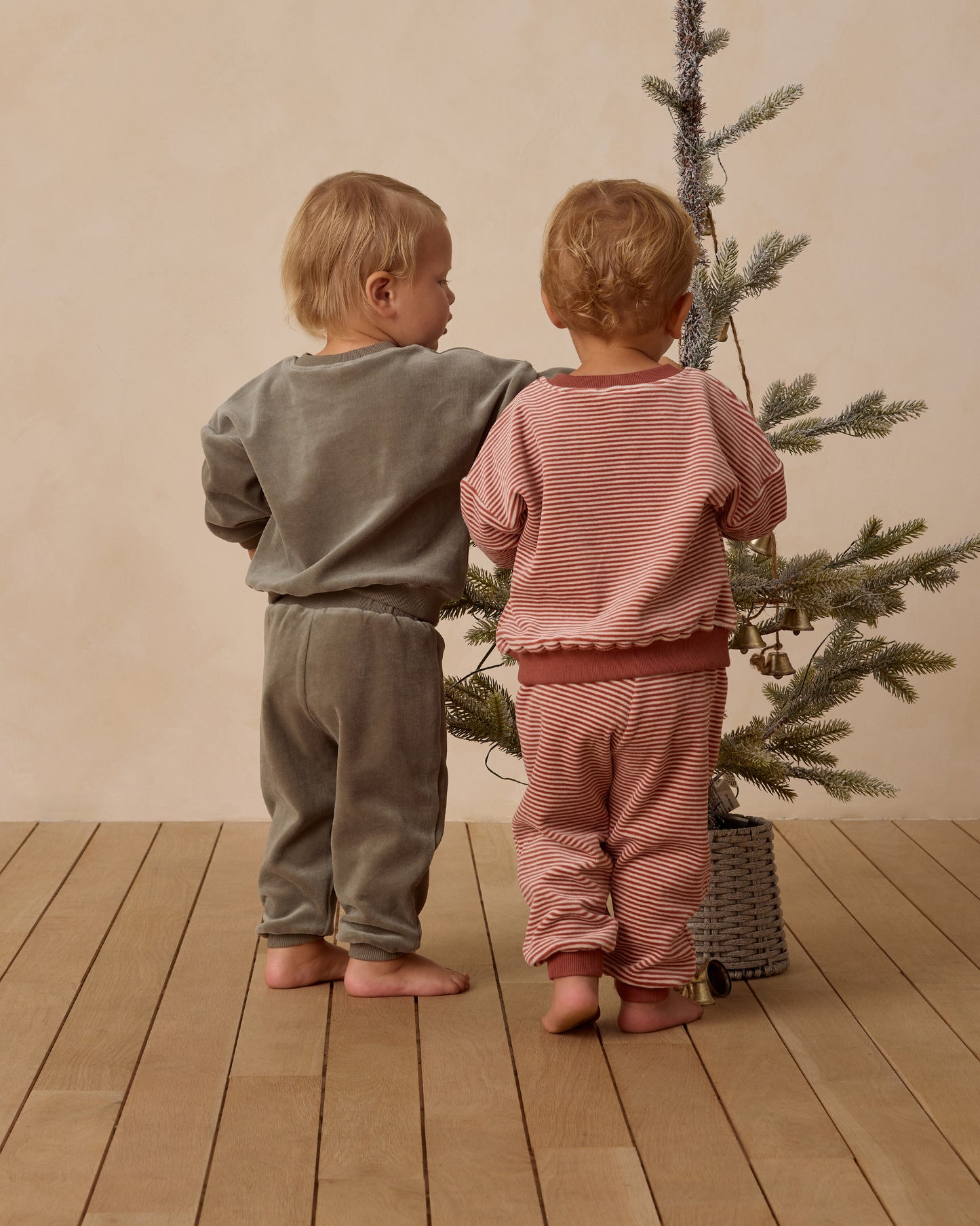 Velour Relaxed Sweatpant || Forest - Rylee + Cru | Kids Clothes | Trendy Baby Clothes | Modern Infant Outfits |