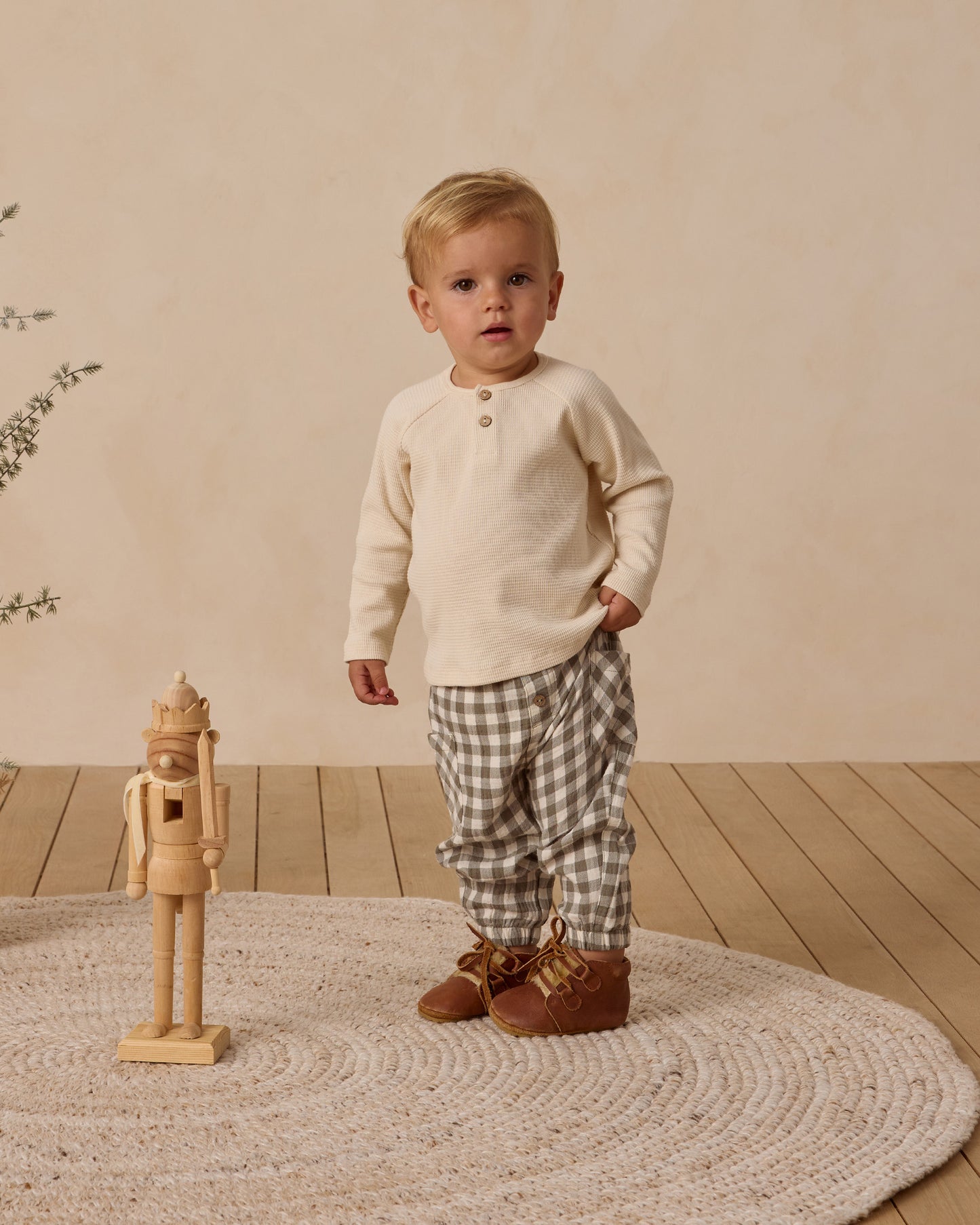 Luca Pant || Forest Check - Rylee + Cru | Kids Clothes | Trendy Baby Clothes | Modern Infant Outfits |