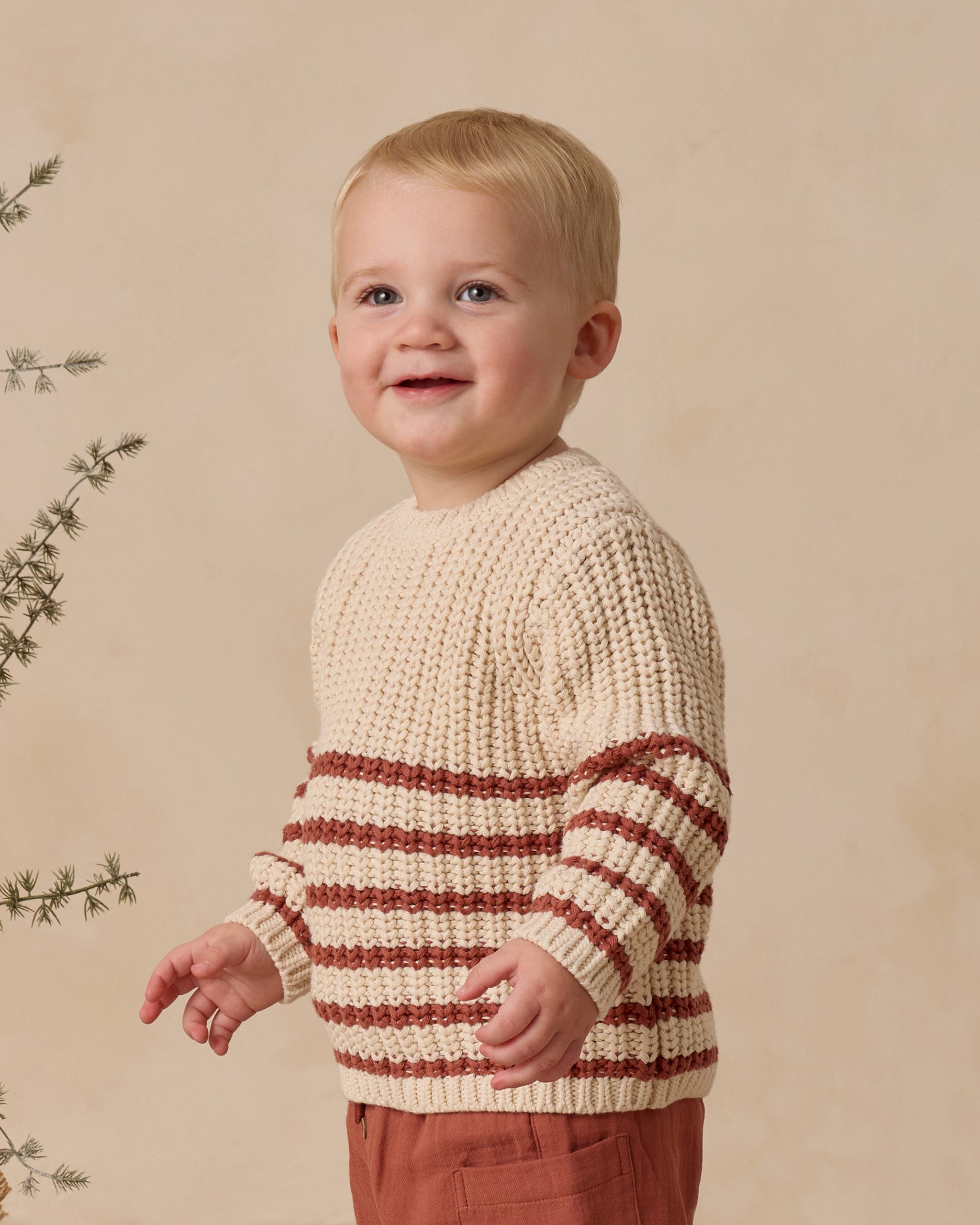 Rex Sweater || Cranberry - Rylee + Cru | Kids Clothes | Trendy Baby Clothes | Modern Infant Outfits |