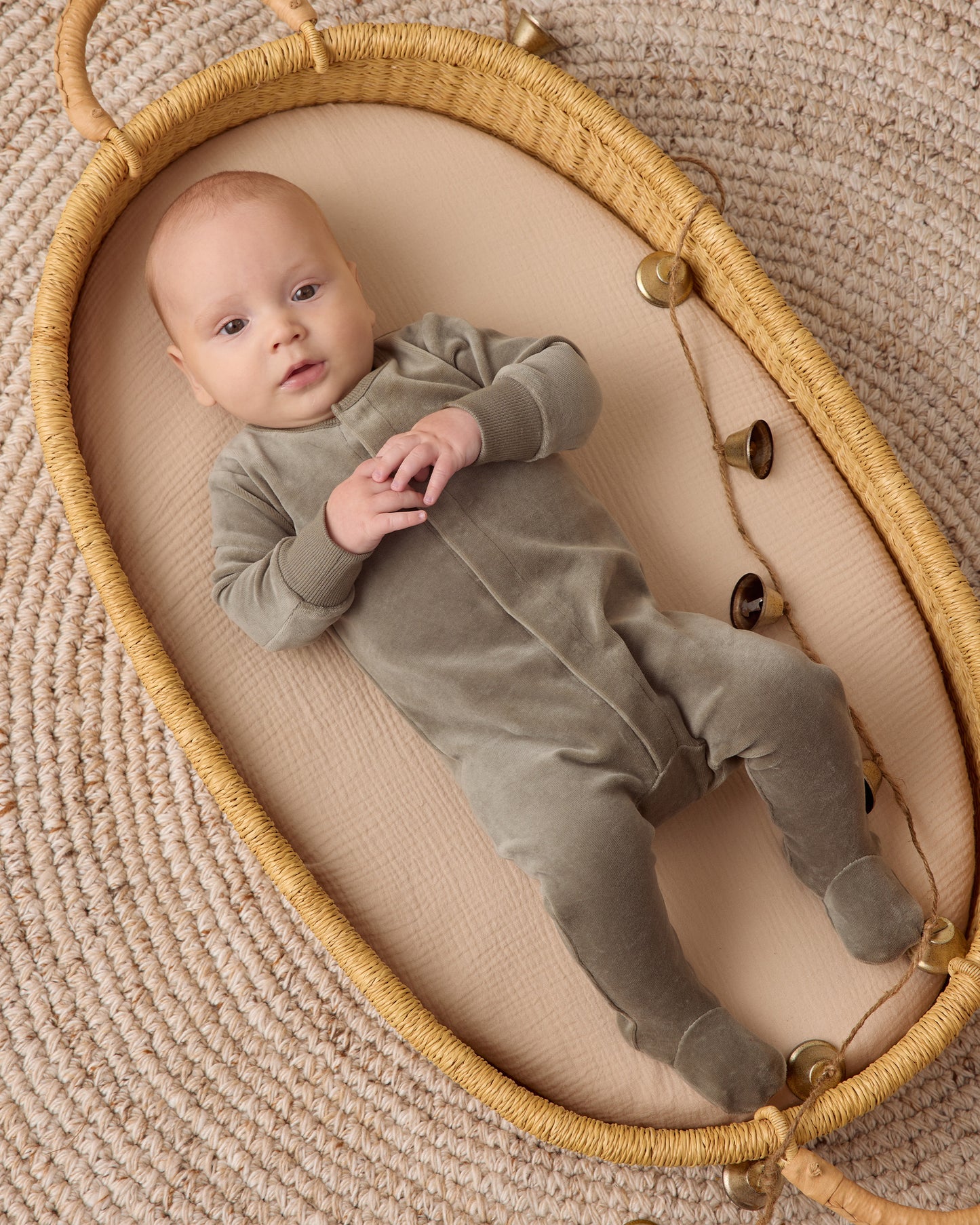 Hidden Snap Footie || Forest - Rylee + Cru | Kids Clothes | Trendy Baby Clothes | Modern Infant Outfits |