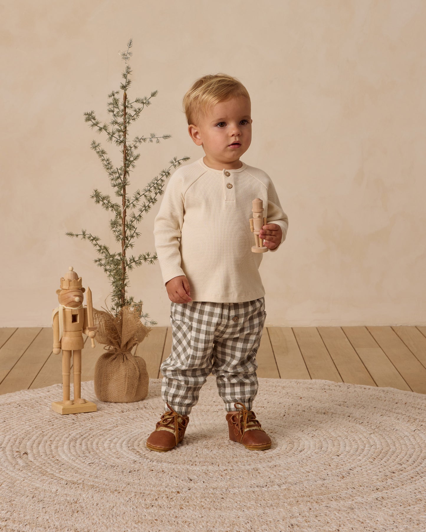 Luca Pant || Forest Check - Rylee + Cru | Kids Clothes | Trendy Baby Clothes | Modern Infant Outfits |