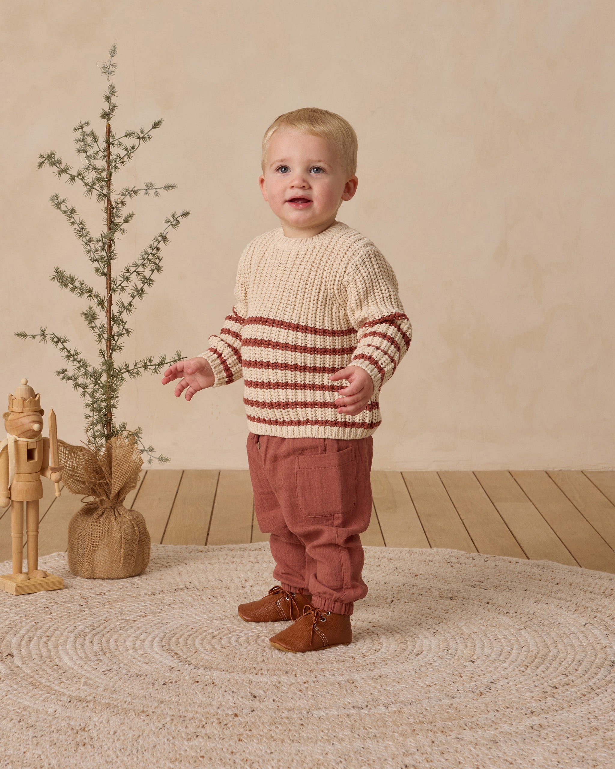 Luca Pant || Cranberry - Rylee + Cru | Kids Clothes | Trendy Baby Clothes | Modern Infant Outfits |