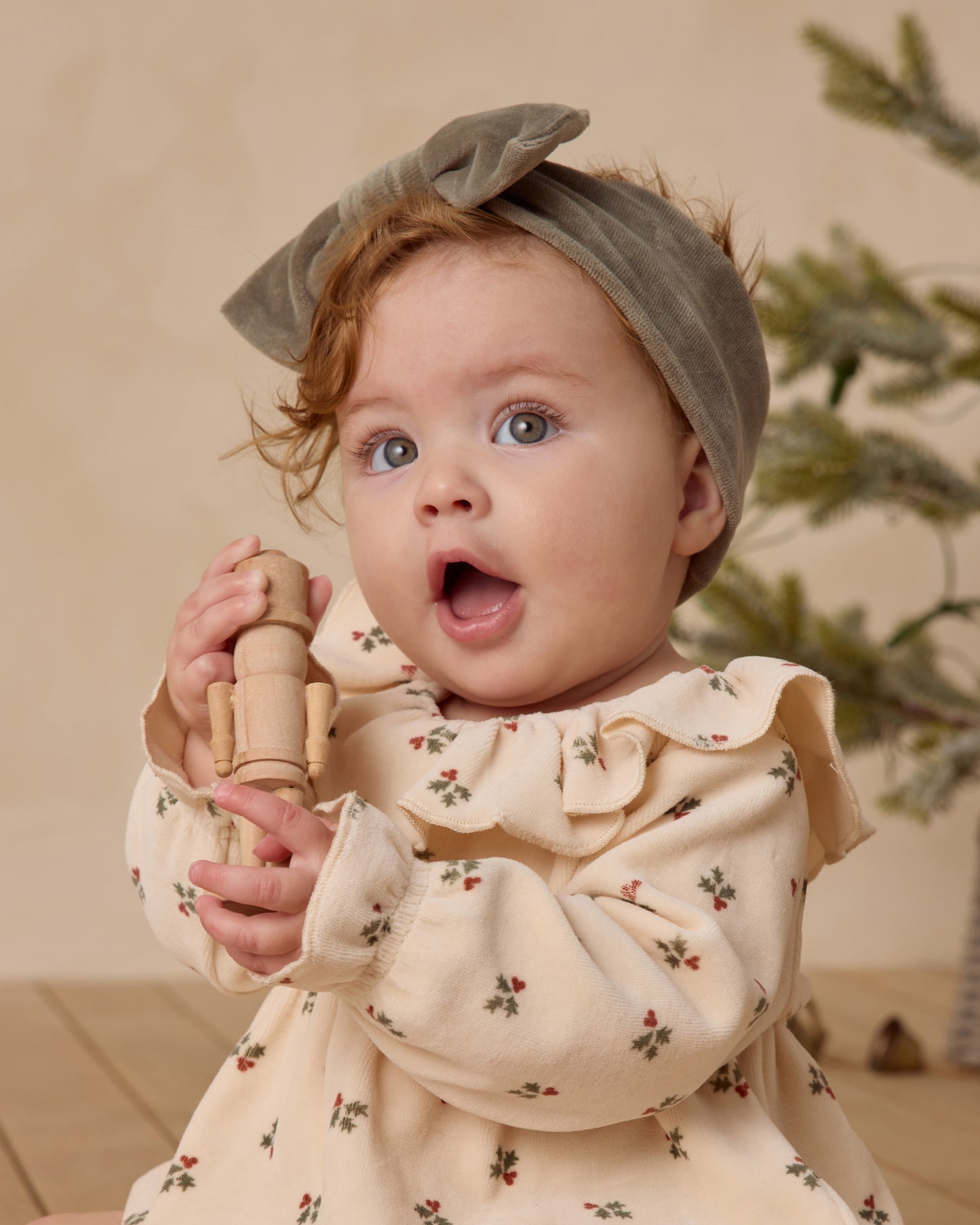 Velour Bow Headband || Forest - Rylee + Cru | Kids Clothes | Trendy Baby Clothes | Modern Infant Outfits |