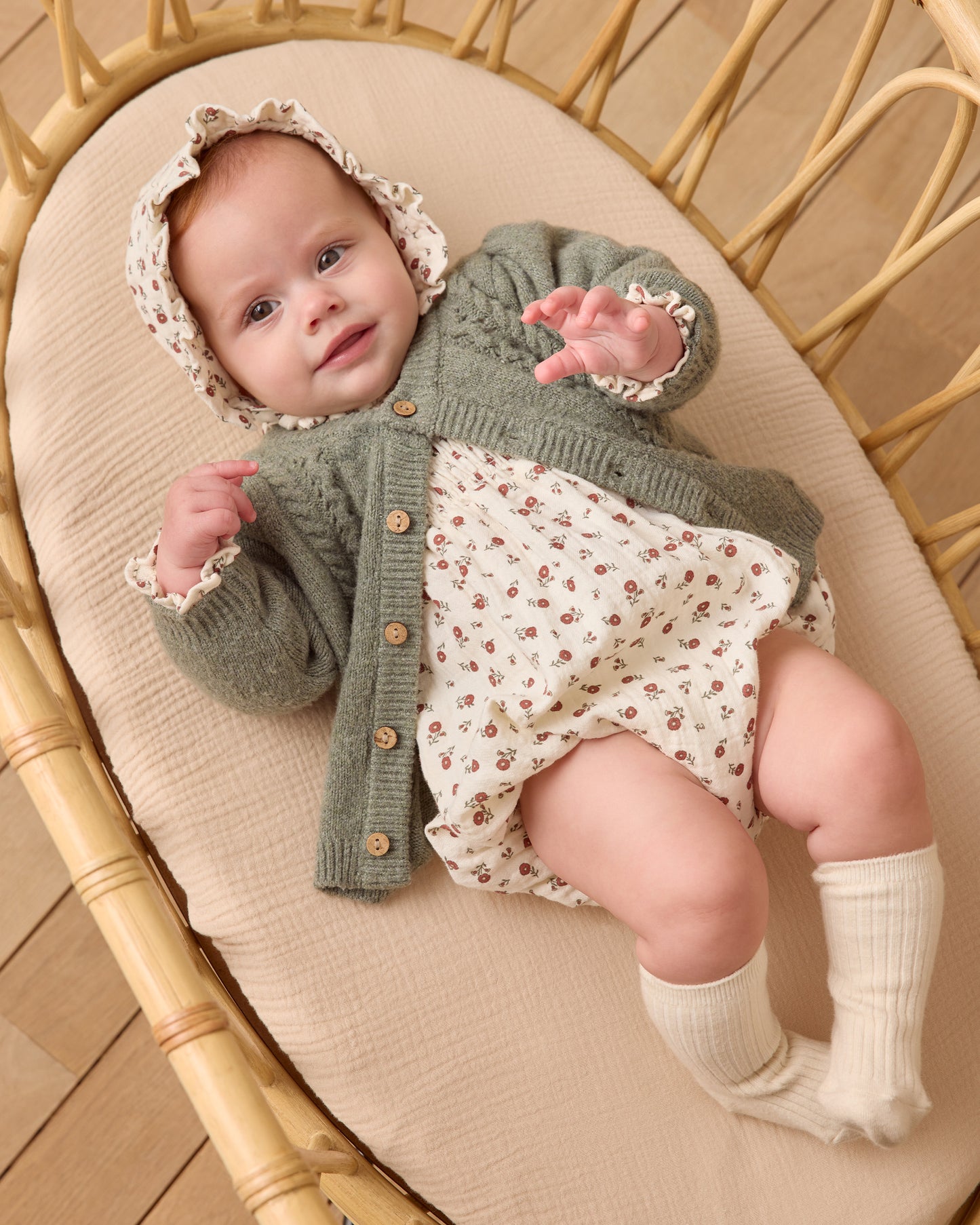 Holly Cardigan || Forest - Rylee + Cru | Kids Clothes | Trendy Baby Clothes | Modern Infant Outfits |