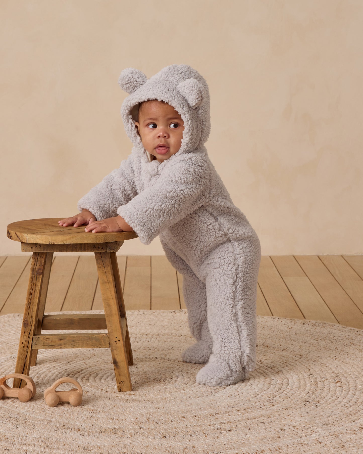 Bear Jumpsuit || Frost - Rylee + Cru | Kids Clothes | Trendy Baby Clothes | Modern Infant Outfits |