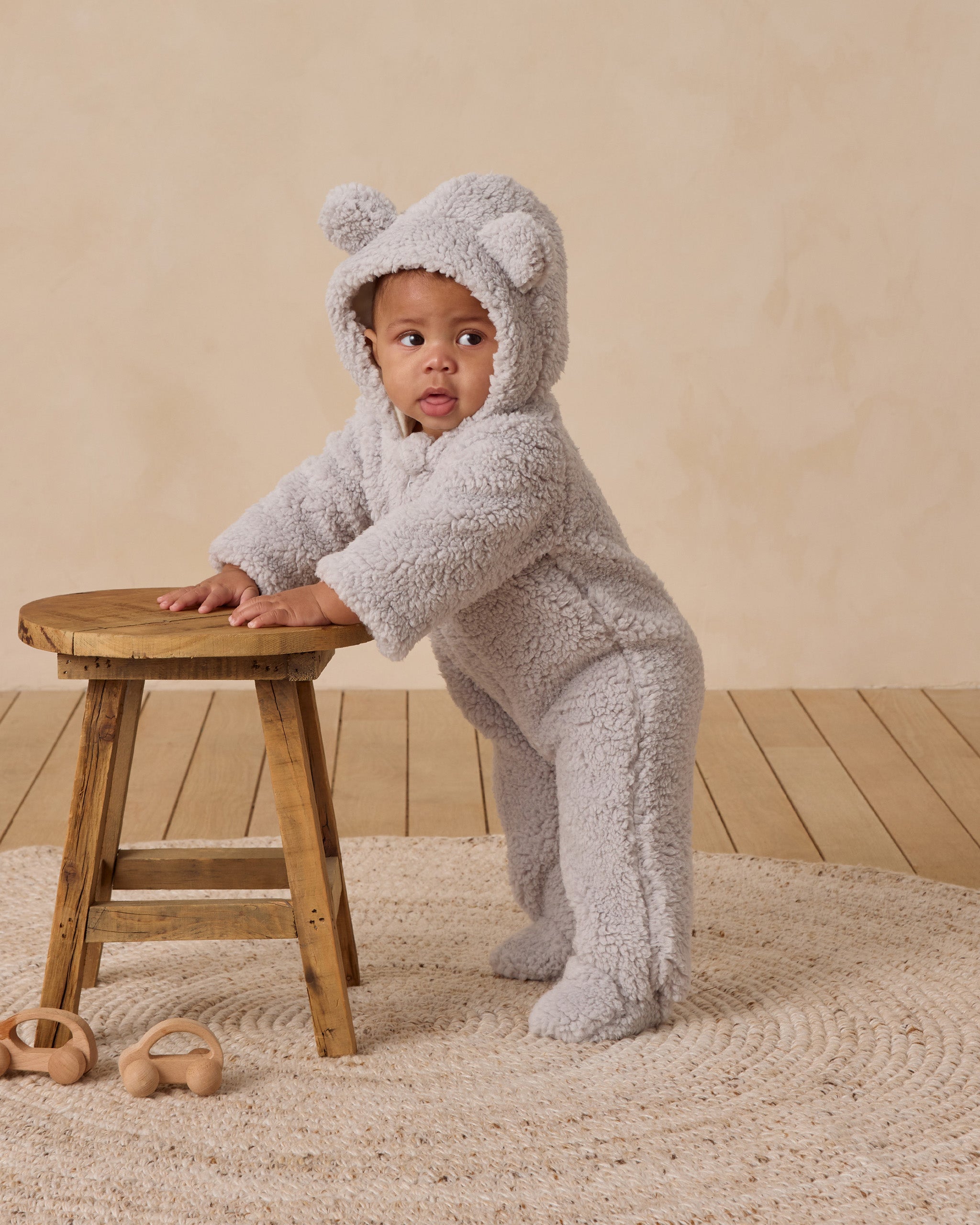 Bear Jumpsuit || Frost - Rylee + Cru | Kids Clothes | Trendy Baby Clothes | Modern Infant Outfits |