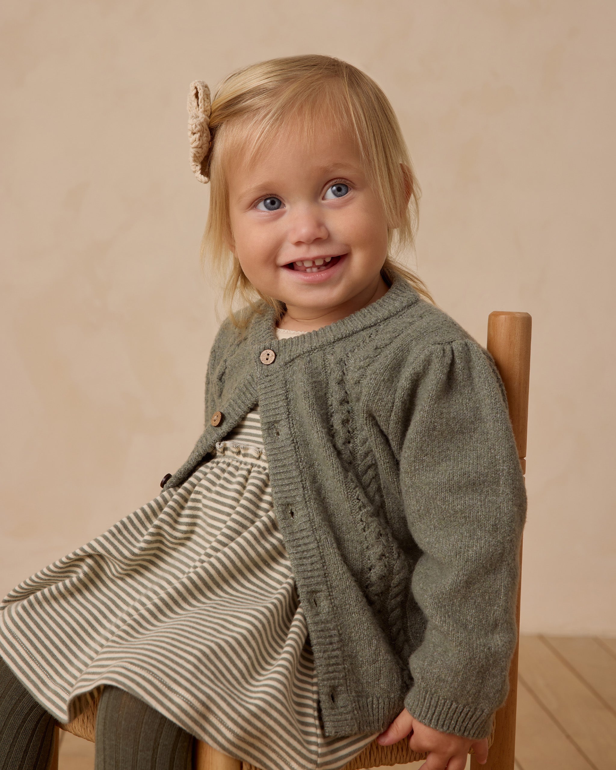 Holly Cardigan || Forest - Rylee + Cru | Kids Clothes | Trendy Baby Clothes | Modern Infant Outfits |