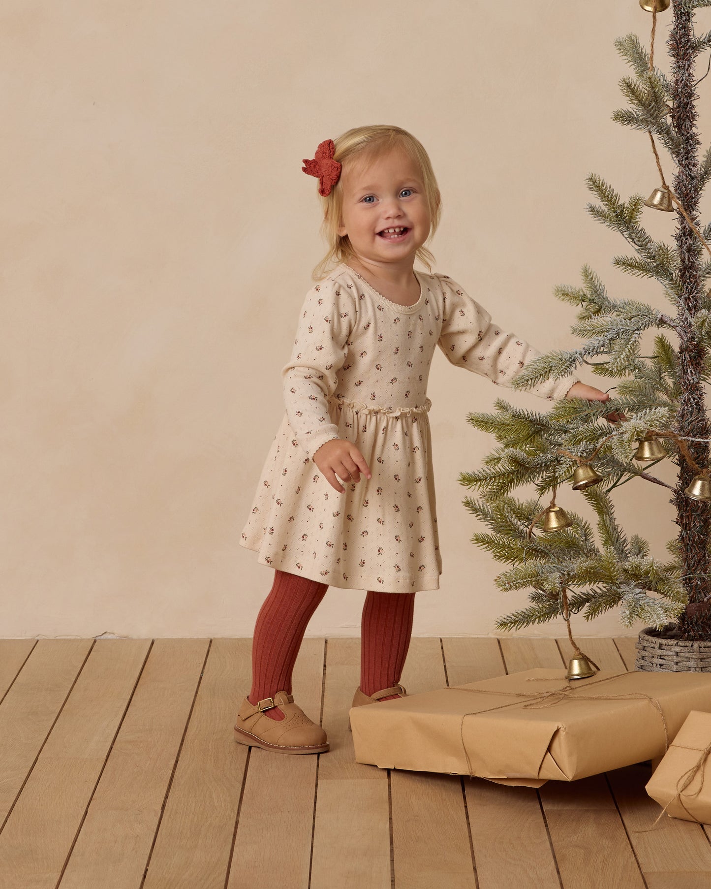 Alda Dress || Holly Berry - Rylee + Cru | Kids Clothes | Trendy Baby Clothes | Modern Infant Outfits |