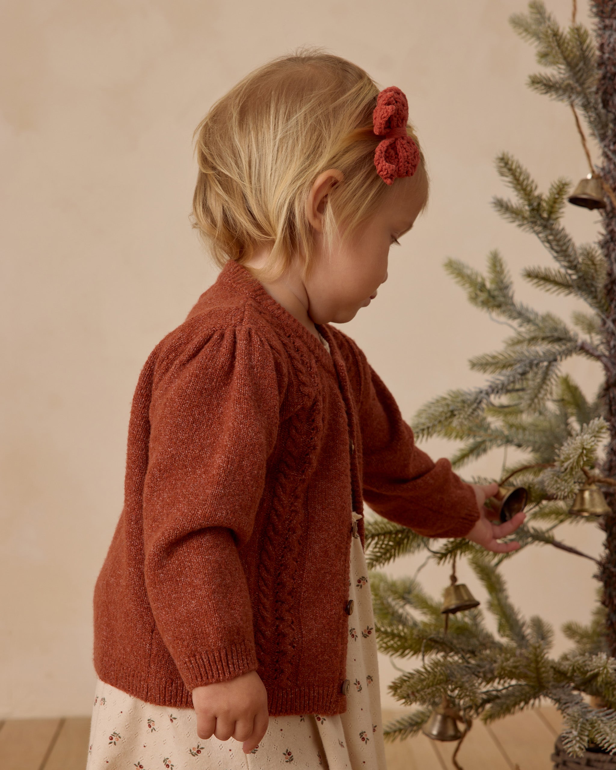 Holly Cardigan || Cranberry - Rylee + Cru | Kids Clothes | Trendy Baby Clothes | Modern Infant Outfits |