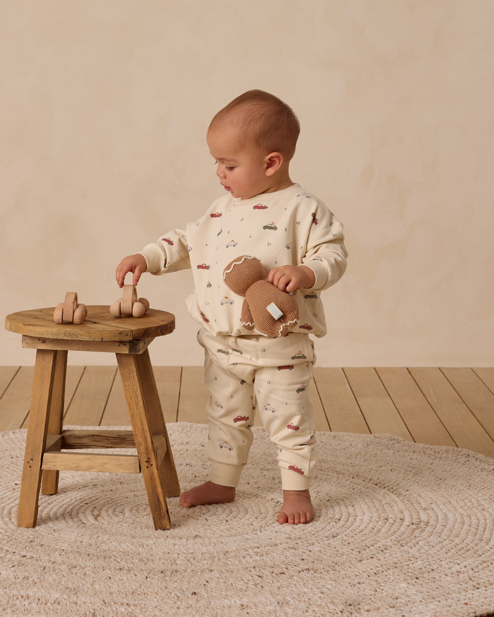 Relaxed Fleece Sweatpant || Cars - Rylee + Cru | Kids Clothes | Trendy Baby Clothes | Modern Infant Outfits |