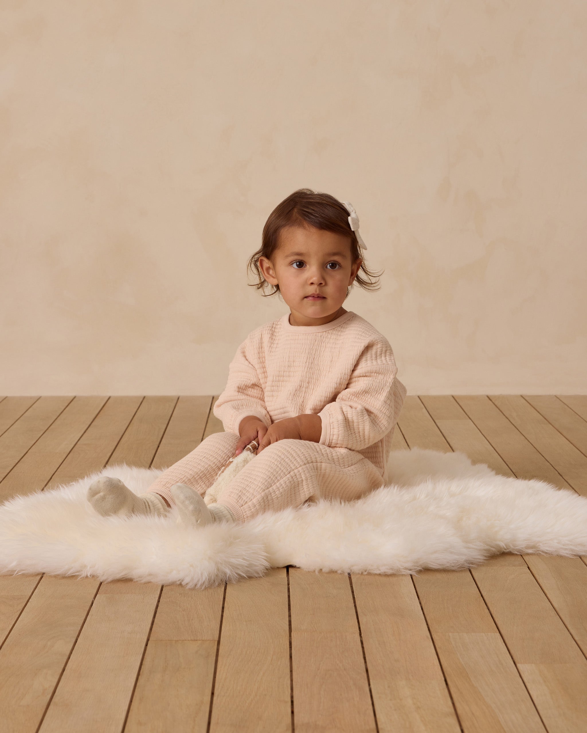 Textured Sweat Set || Antique - Rylee + Cru | Kids Clothes | Trendy Baby Clothes | Modern Infant Outfits |