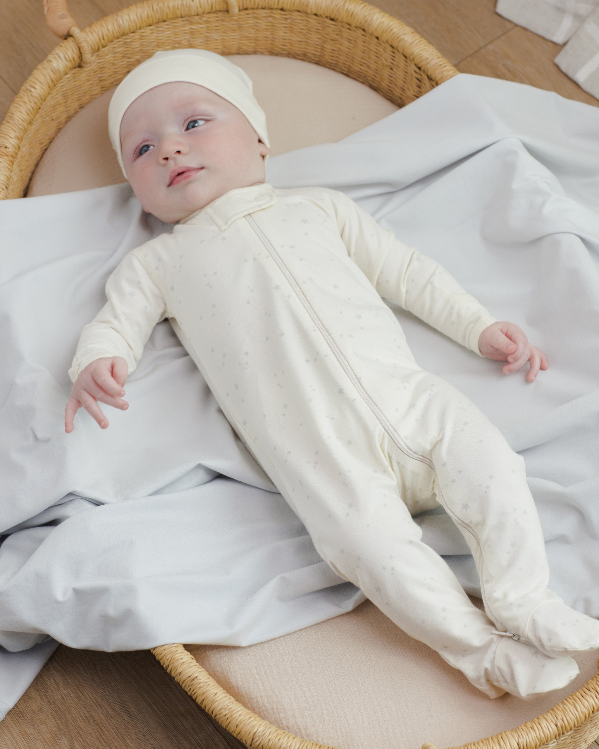 Zip Longsleeve Sleeper Footie Stars – Quincy Mae