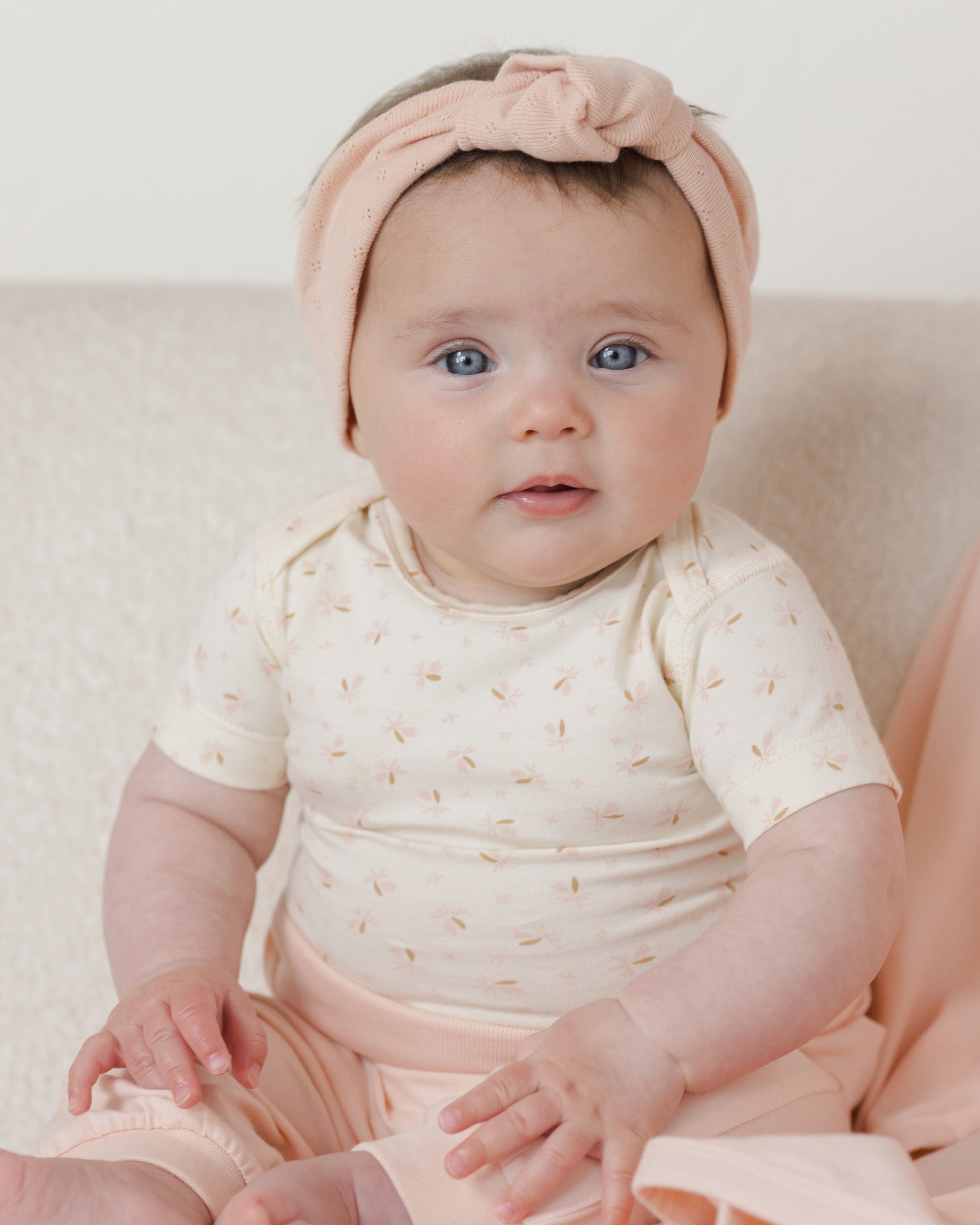 Short Sleeve One-Piece || Fleur - Rylee + Cru | Kids Clothes | Trendy Baby Clothes | Modern Infant Outfits |