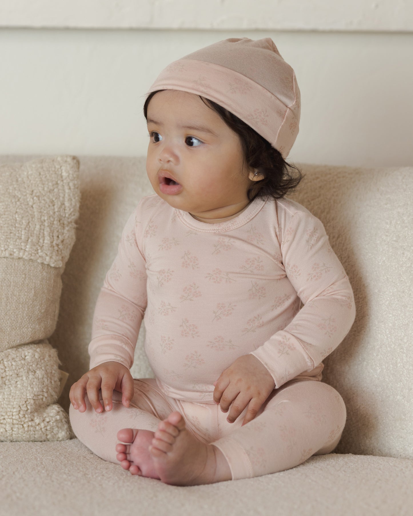 Modal Pajama Set || Pink Blossom - Rylee + Cru | Kids Clothes | Trendy Baby Clothes | Modern Infant Outfits |