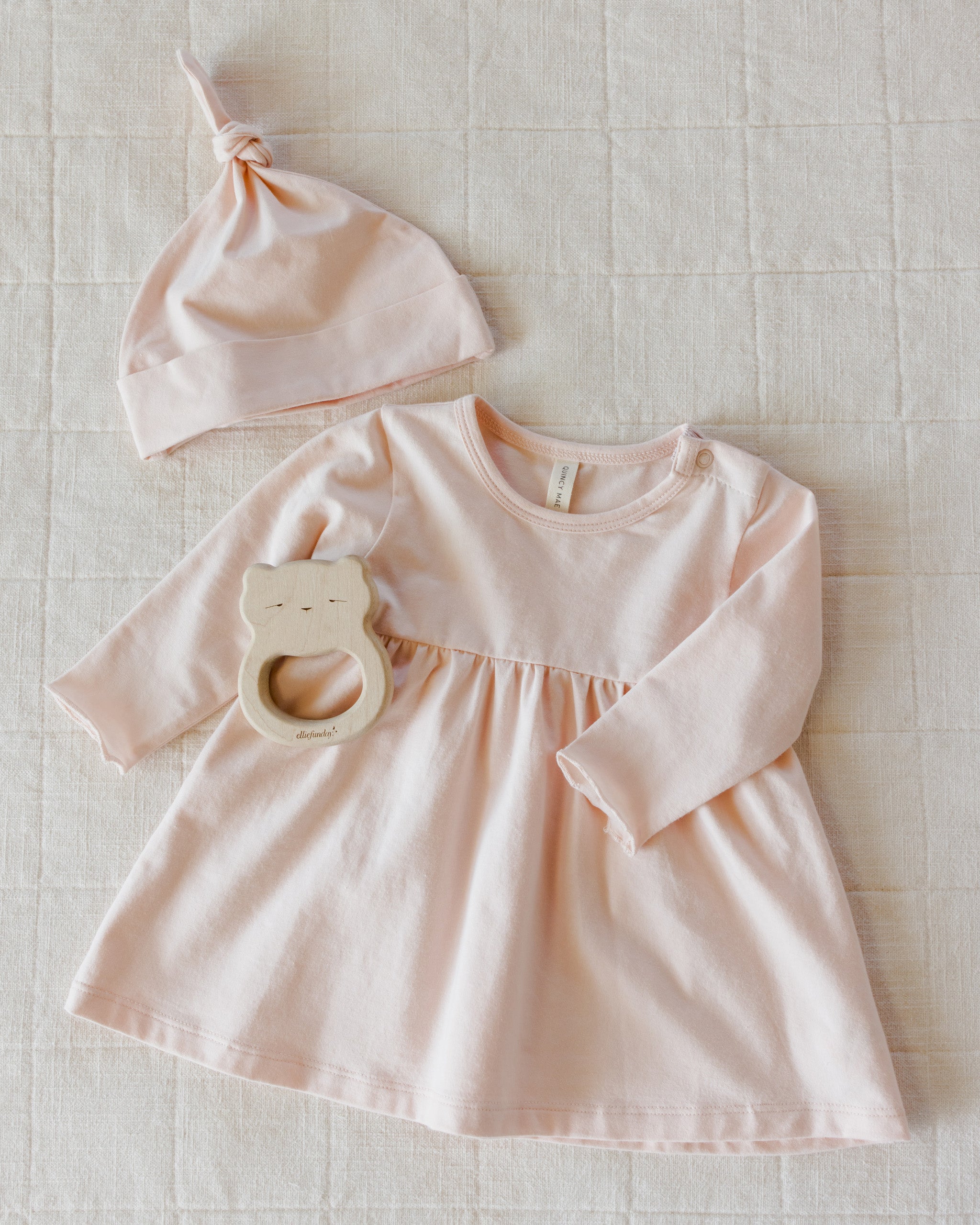 Longsleeve Baby Dress || Petal - Rylee + Cru | Kids Clothes | Trendy Baby Clothes | Modern Infant Outfits |