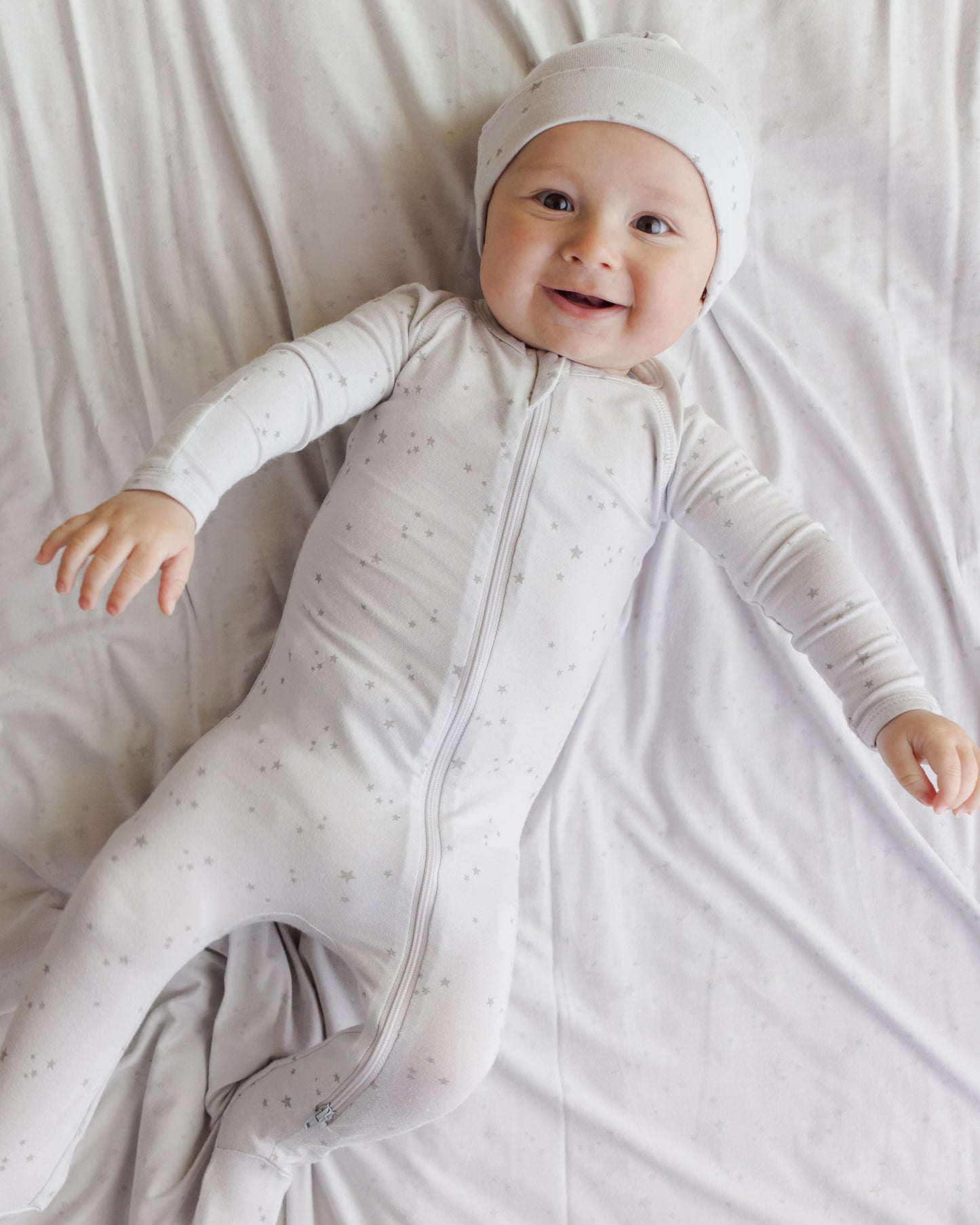 Knotted Baby Hat || Stars - Rylee + Cru | Kids Clothes | Trendy Baby Clothes | Modern Infant Outfits |