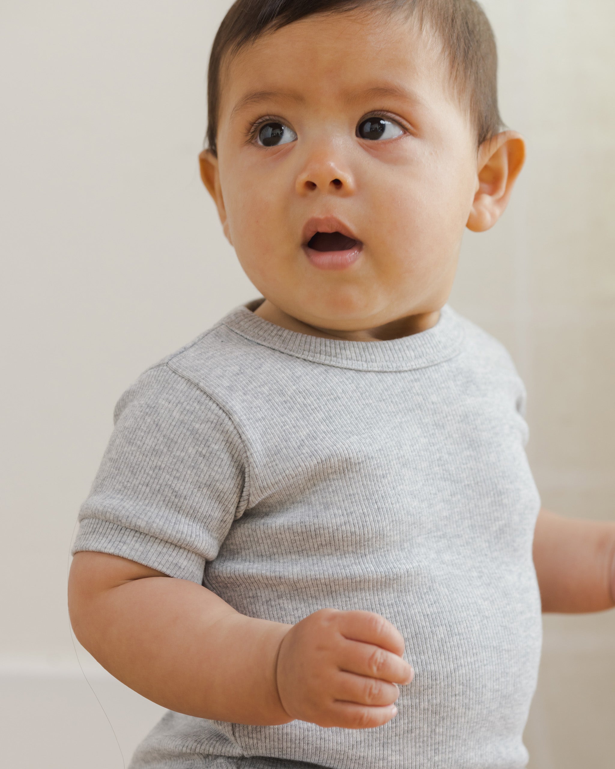 Ribbed Shortie Set || Dusty Blue - Rylee + Cru | Kids Clothes | Trendy Baby Clothes | Modern Infant Outfits |