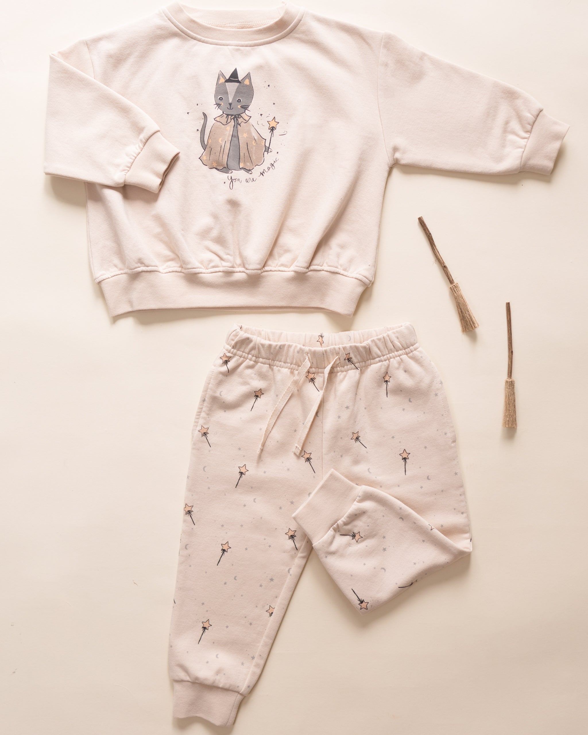 Relaxed Fleece Sweatpant || Magic - Rylee + Cru | Kids Clothes | Trendy Baby Clothes | Modern Infant Outfits |